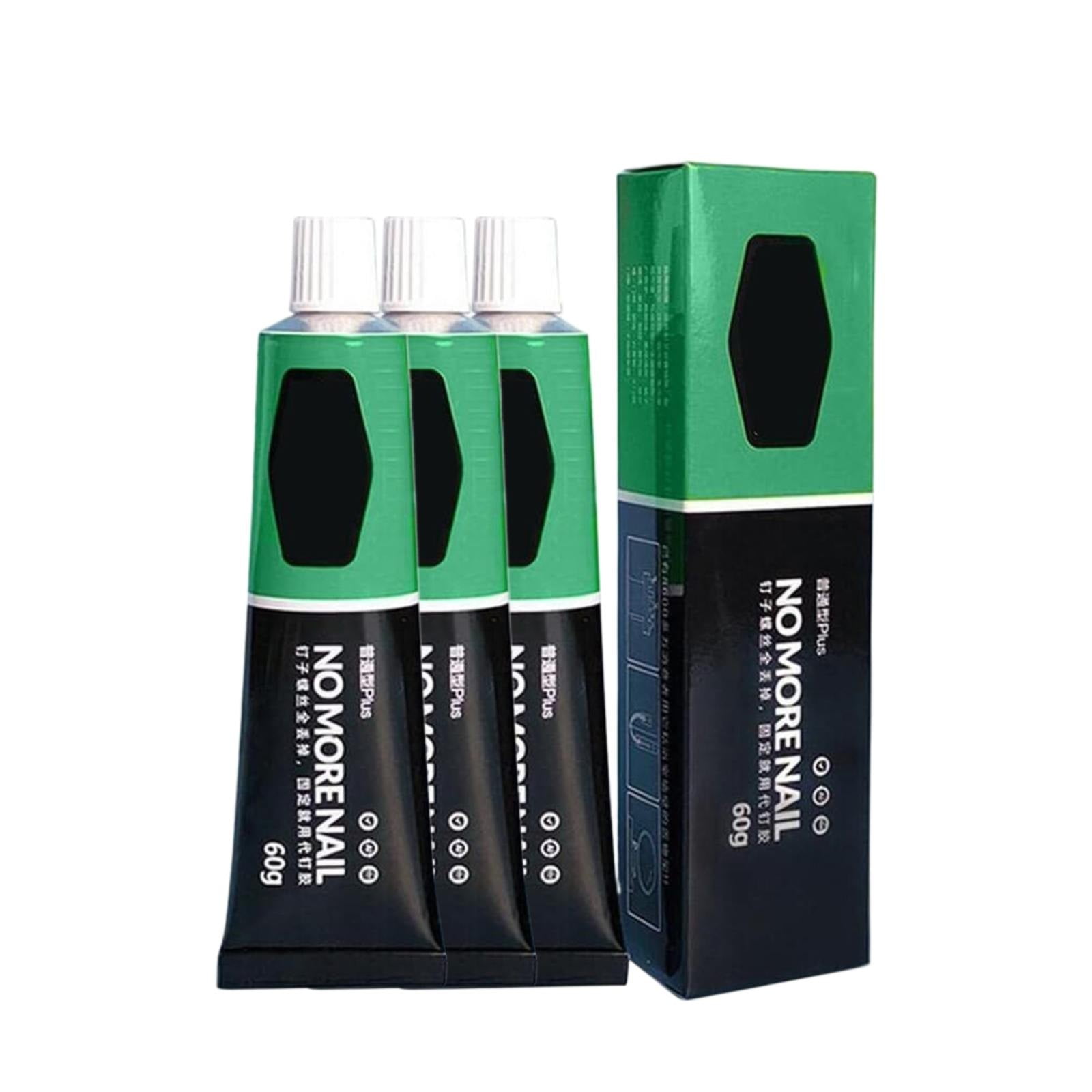 Super Glue for Metal and Stainless Steel 60g - All Purpose Glue, Heavy Duty Waterproof, Heat Resistant, Quick-Dry, Clear Glue for Strong Bonding Between Metals, Other Materials, Jewelry Making(1pc) 3pc - Image 1