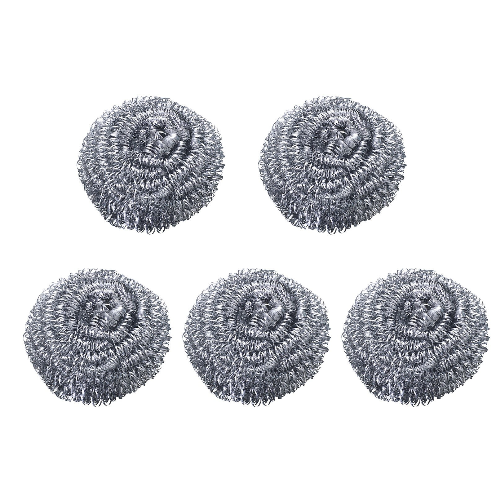 Stainless Steel Scrubbers,Stainless Steel Scourers Sponges ,Stainless Steel Scrubbing Pads,Metal Scouring Pads,Steel Wool Scrubbers For Stoves, Pots, Cooker Hoods, That Are Difficult To Clean,4pcs 5pcs - Image 1