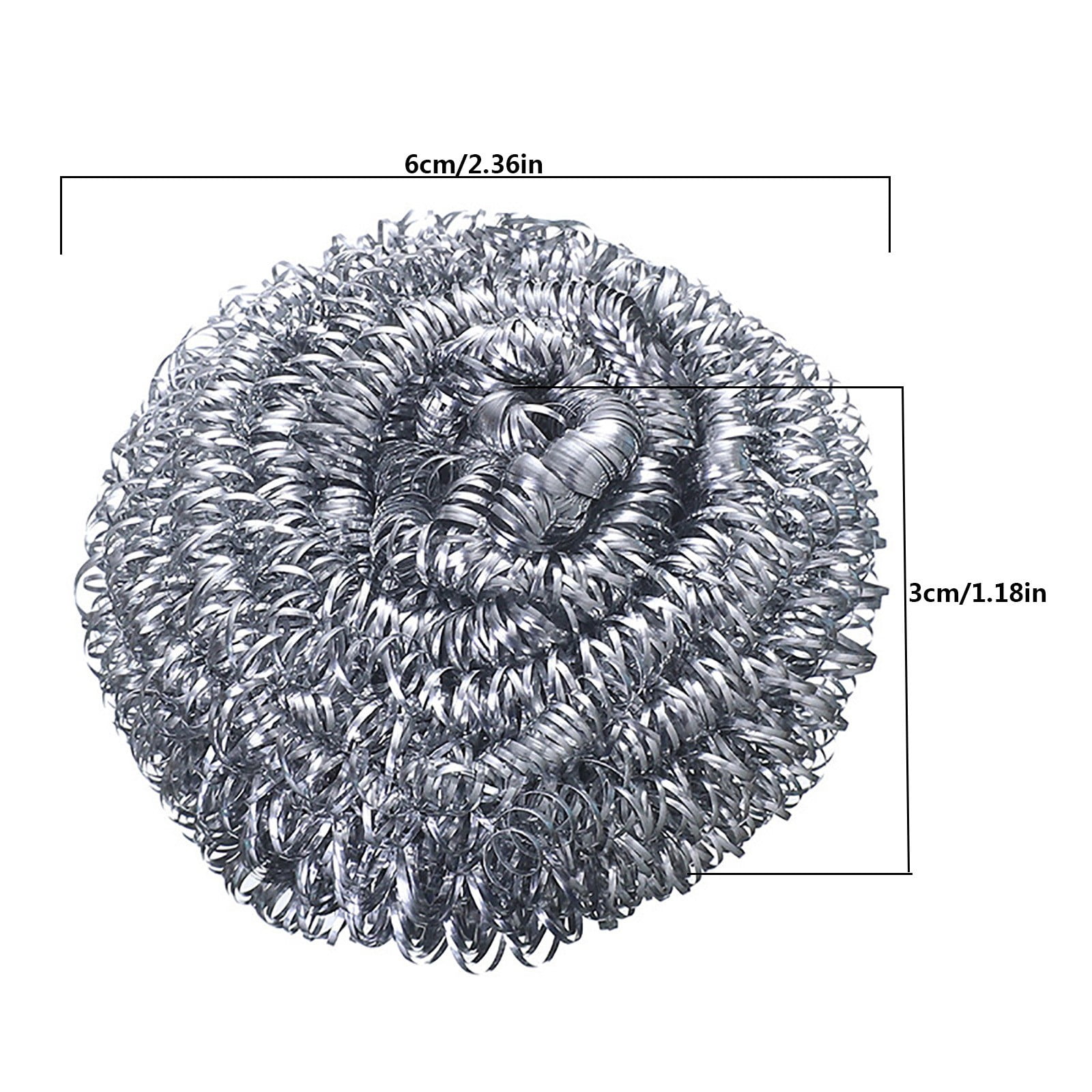 Stainless Steel Scrubbers,Stainless Steel Scourers Sponges ,Stainless Steel Scrubbing Pads,Metal Scouring Pads,Steel Wool Scrubbers For Stoves, Pots, Cooker Hoods, That Are Difficult To Clean,4pcs 5pcs - Image 2