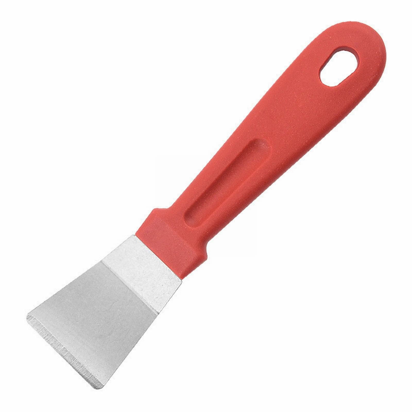 Stainless Steel Scrapers, Multifunctional Scraper Cleaning Tool for Cookware, Stovetop, Adhesive, Oven Racks, Grout, Grill, Glass, Durable Scraper for Kitchen, Home, 1 Pcs, 5.12x1.26 5.12