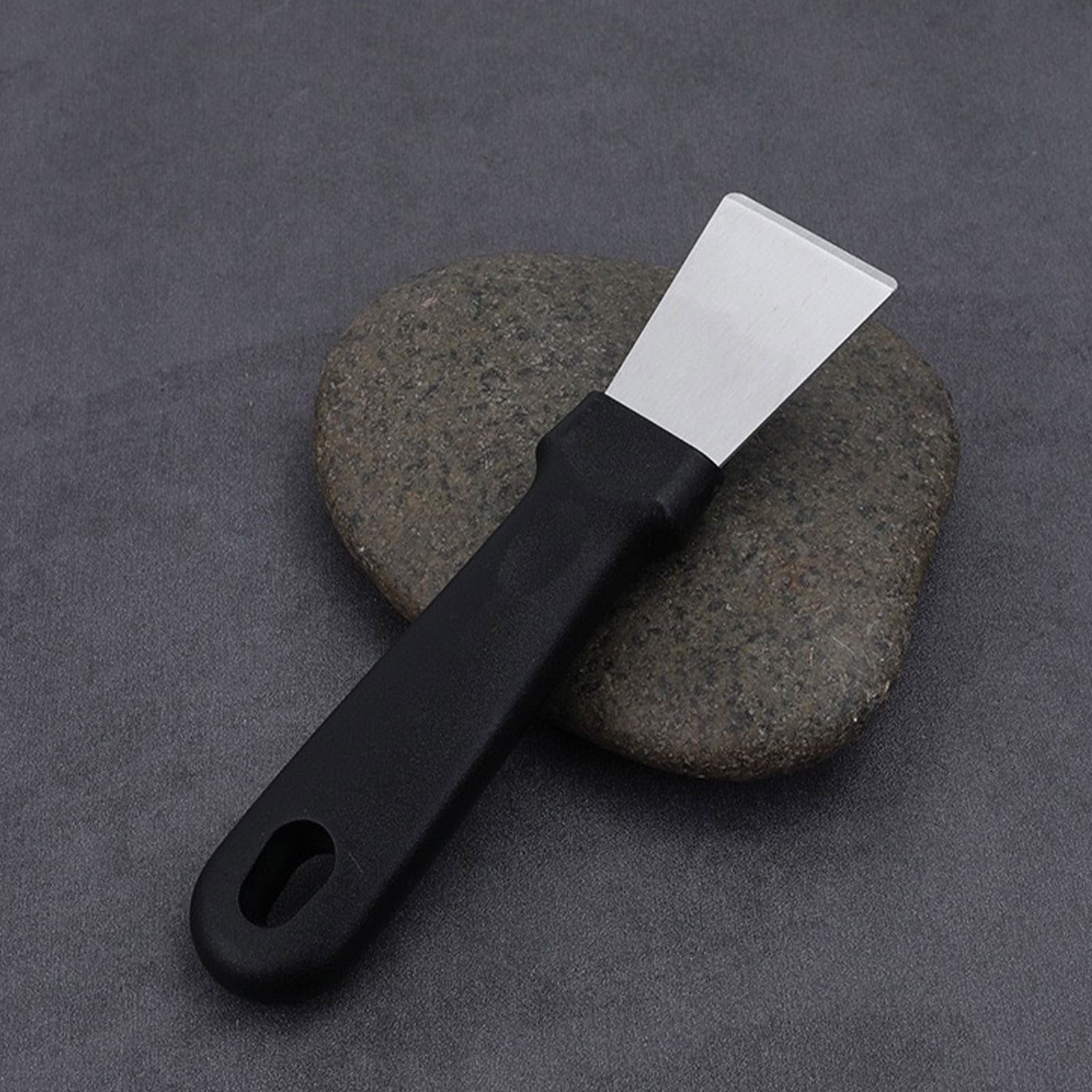 Stainless Steel Scrapers, Multifunctional Scraper Cleaning Tool for Cookware, Stovetop, Adhesive, Oven Racks, Grout, Grill, Glass, Durable Scraper for Kitchen, Home, 1 Pcs, 5.12x1.26 5.12