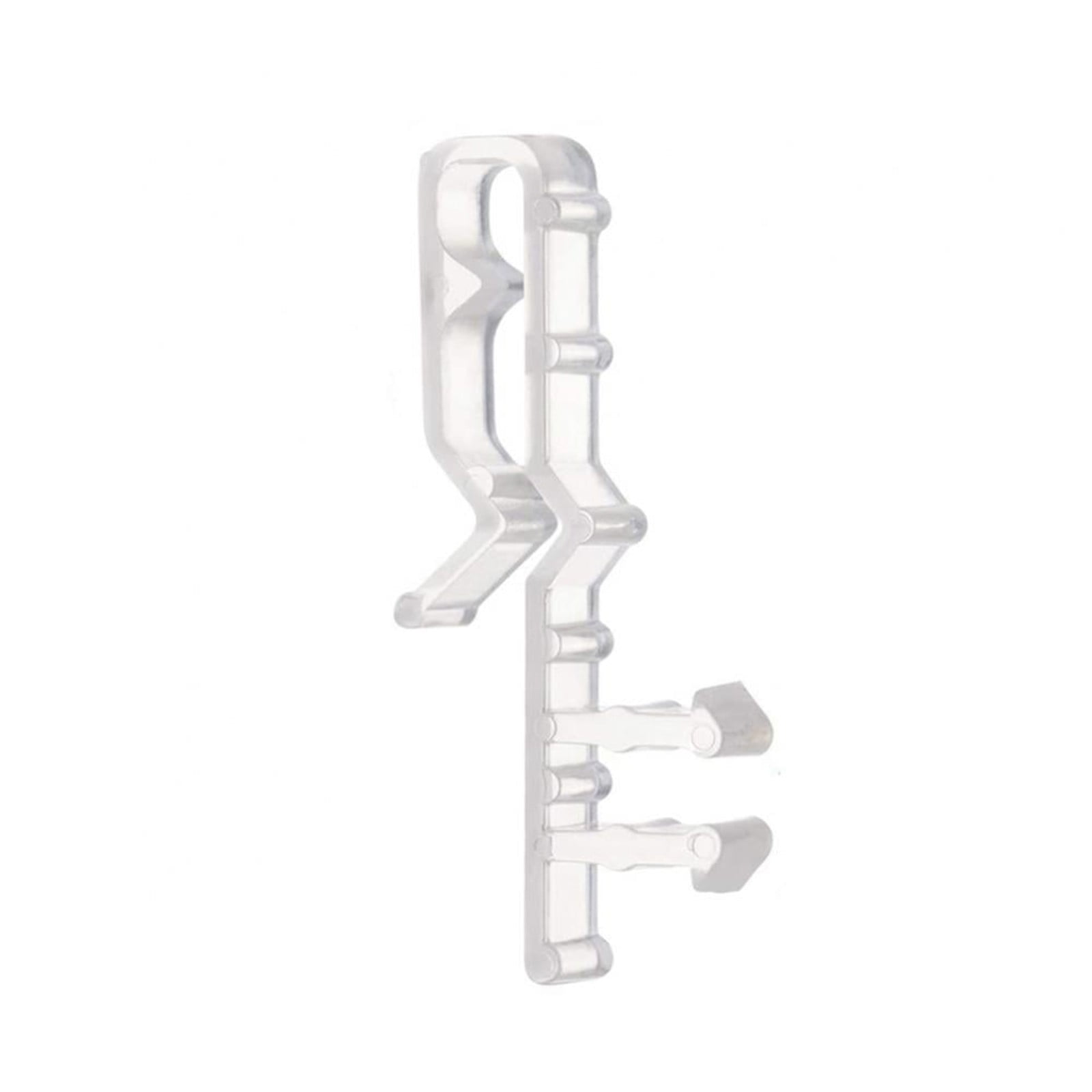 1Pcs Hidden Blind Clips ,Valance Clips,Plastic Clear Blind Clips,Blind Clips For Valance,2 Inch Hidden Channel Valance Clips Clear Plastic Valance Retainer Clips For Home Window Blinds Clear - Image 1
