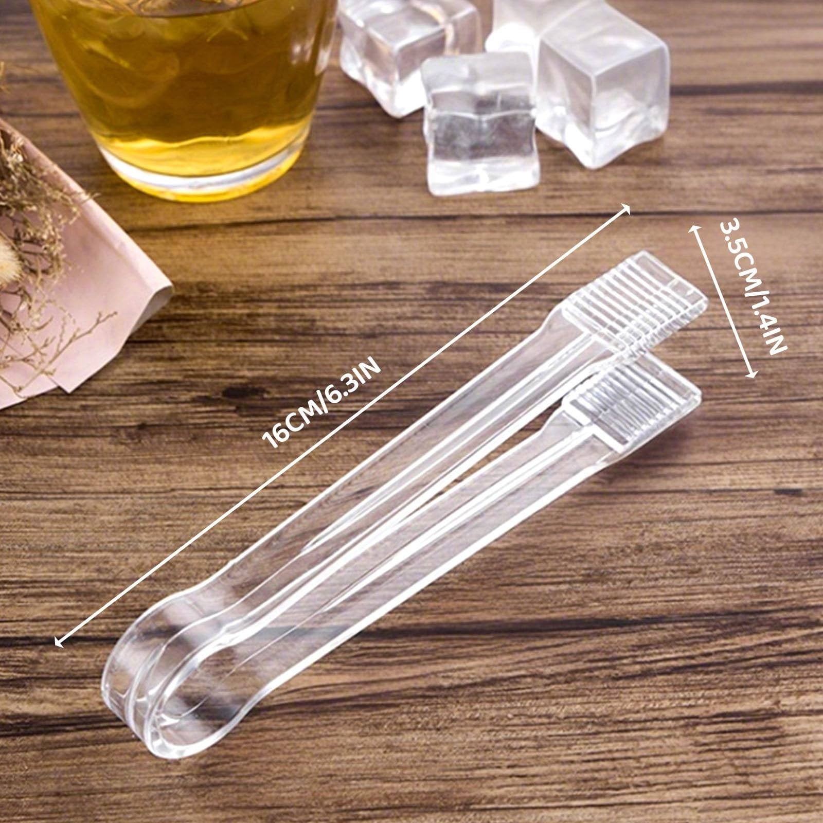 1Pcs Plastic Serving Tongs, 6.3 Inches Disposable Clear Plastic Tongs, Small Serving Tongs,Kitchen Mini Tongs,Small Serving Utensil Tongs For Party Food Buffet Appetizer Salad Catering Ice,(1PCS) 3PCS - Image 7