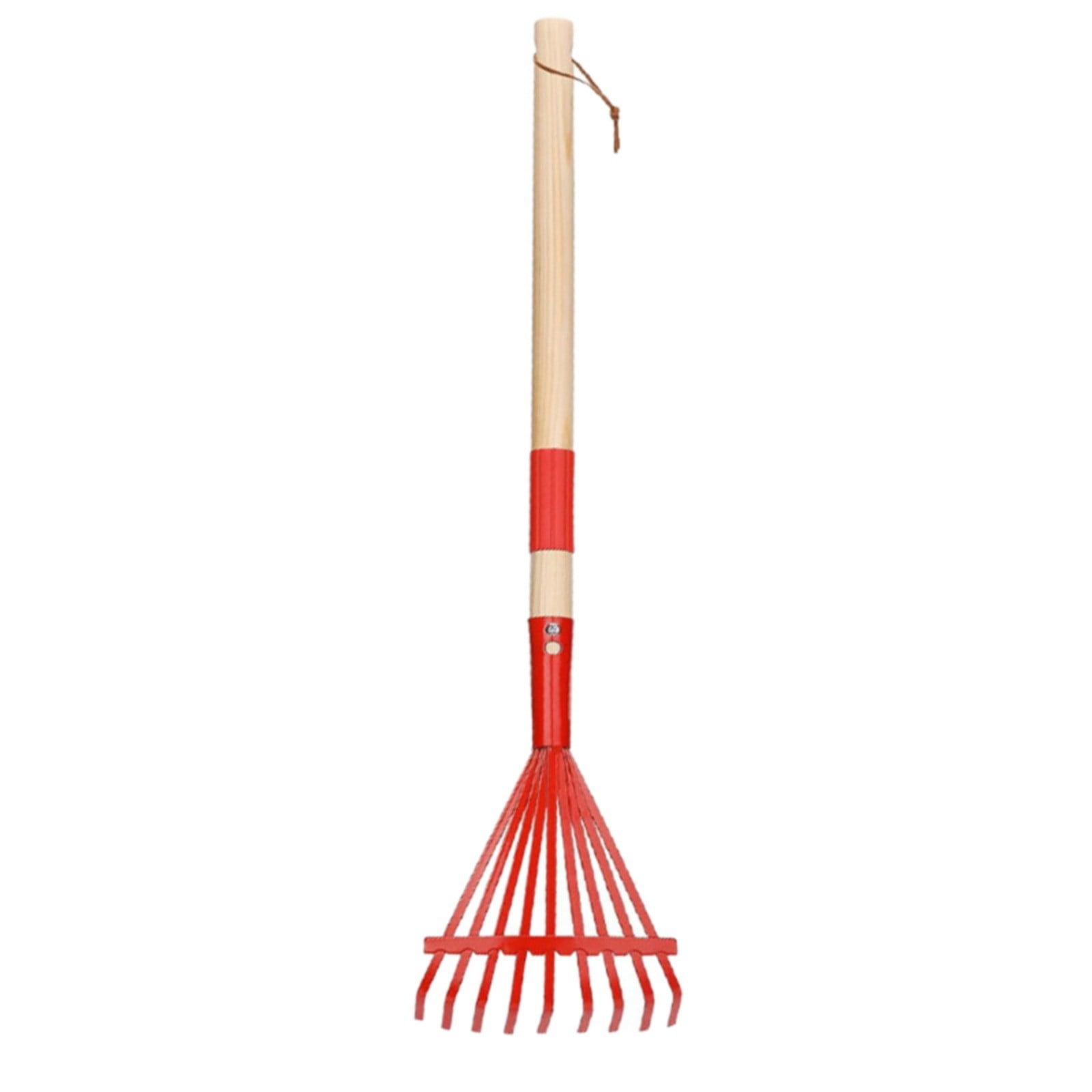 1Pcs Rake For Leaves,Rakes With Hardwood Handle,28