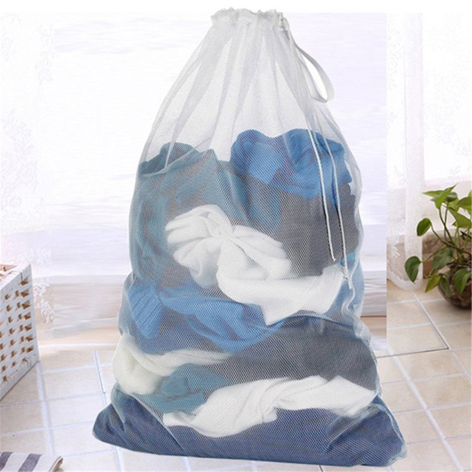 Honeycomb Delicates Bags for Washing Machine, Heavy Duty lingerie bags for Laundry, Travel Storage Organize Bag for Cotton Clothes, Sheet, Shoes, 1 Pcs, 15.75x11.81 23.62