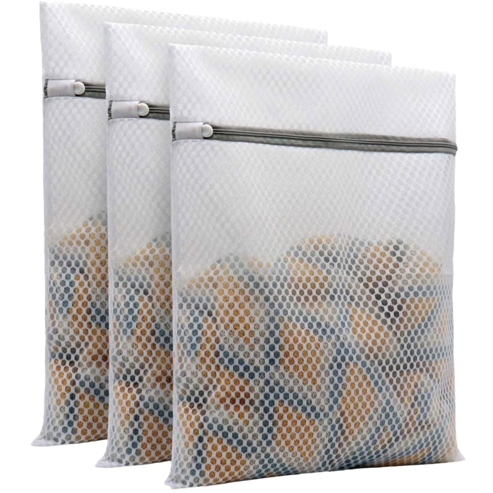 Honeycomb Delicates Bags for Washing Machine, Heavy Duty lingerie bags for Laundry, Travel Storage Organize Bag for Cotton Clothes, Sheet, Shoes, 1 Pcs, 15.75x11.81 11.81