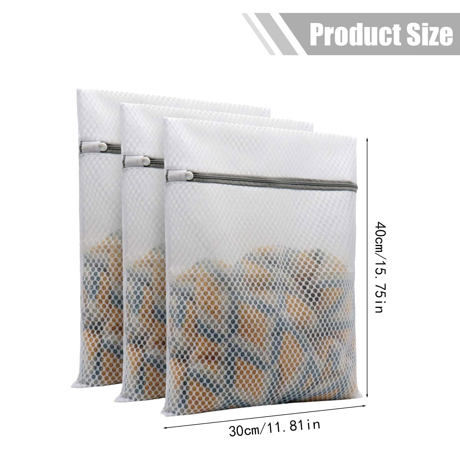 Honeycomb Delicates Bags for Washing Machine, Heavy Duty lingerie bags for Laundry, Travel Storage Organize Bag for Cotton Clothes, Sheet, Shoes, 1 Pcs, 15.75x11.81 11.81