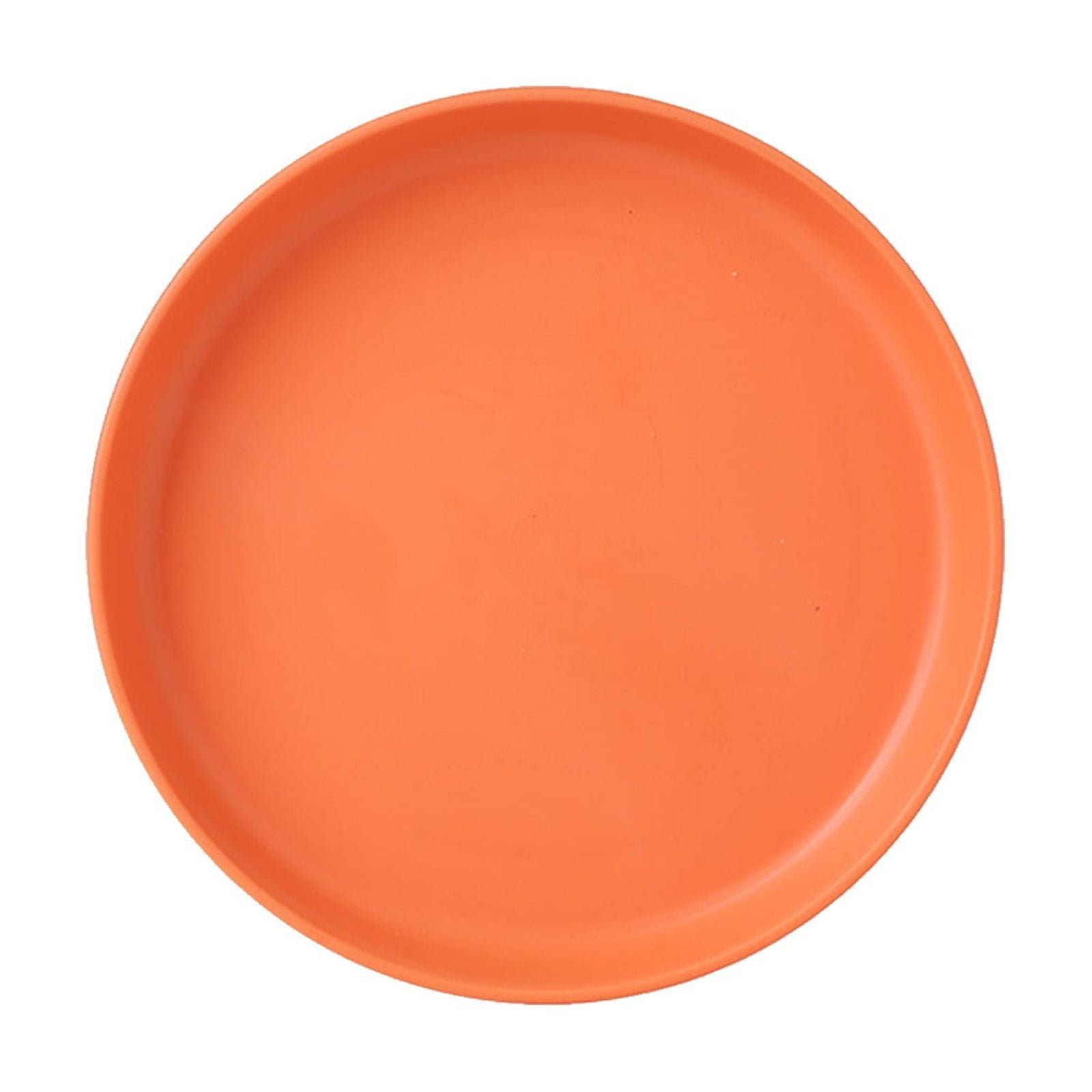 1Pcs Lightweight Mini Plastic Plates, Spit Bone Dishes ,Unbreakable Dinner Dishes Plates,Reusable Plate Dishwasher Microwave Safe, Dinner Plates, Plastic Plates Reusable,Easy To Clean,Green Blue - Image 2