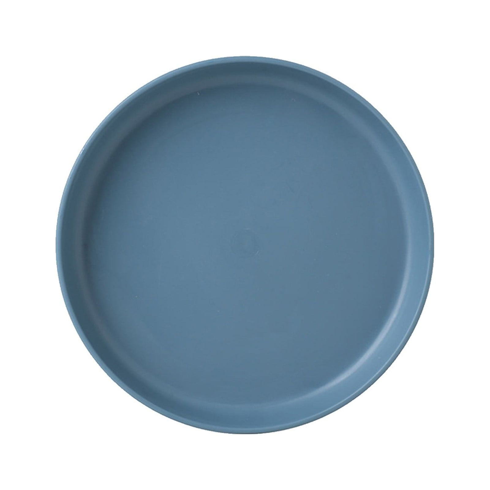 1Pcs Lightweight Mini Plastic Plates, Spit Bone Dishes ,Unbreakable Dinner Dishes Plates,Reusable Plate Dishwasher Microwave Safe, Dinner Plates, Plastic Plates Reusable,Easy To Clean,Green Orange - Image 2