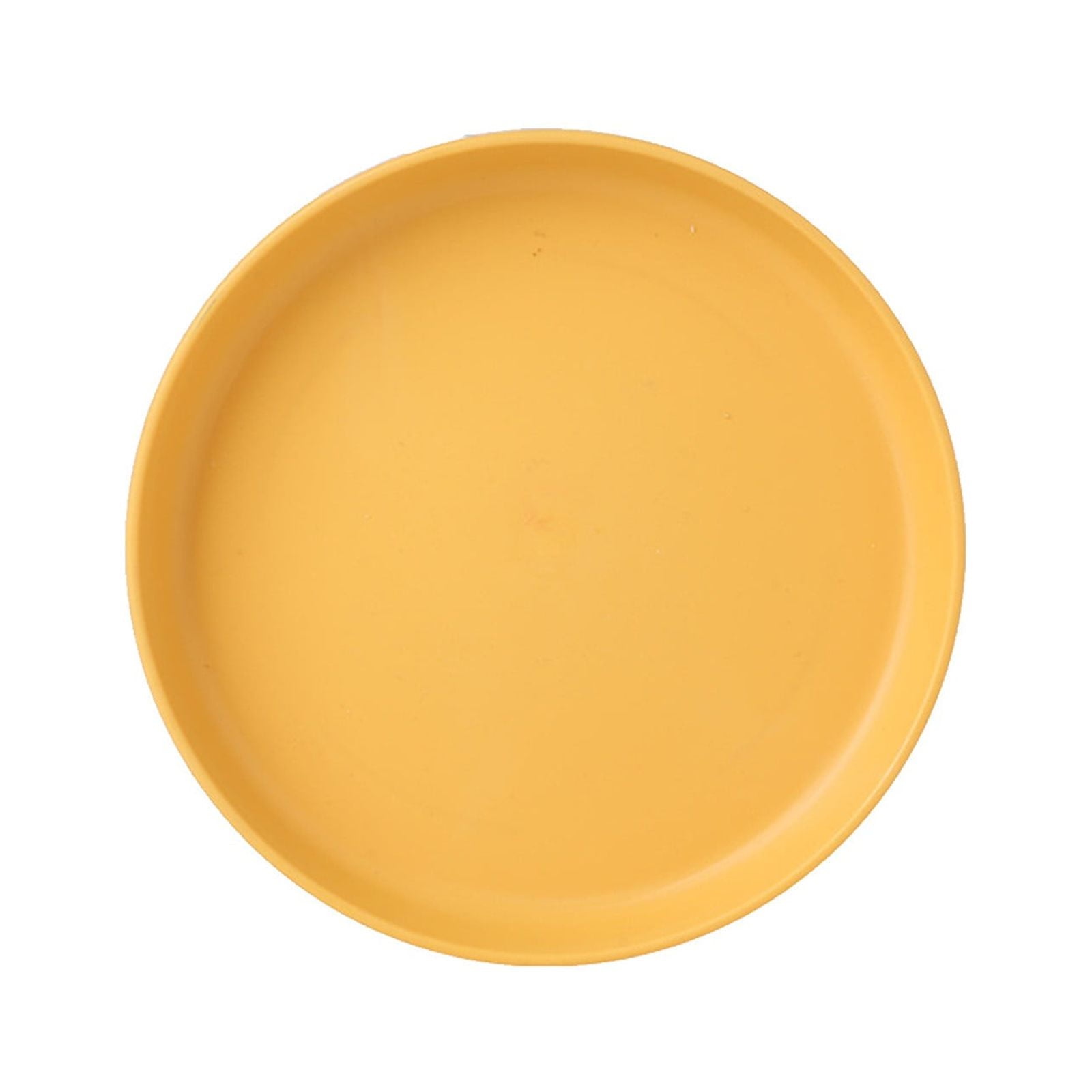 1Pcs Lightweight Mini Plastic Plates, Spit Bone Dishes ,Unbreakable Dinner Dishes Plates,Reusable Plate Dishwasher Microwave Safe, Dinner Plates, Plastic Plates Reusable,Easy To Clean,Green Orange - Image 3