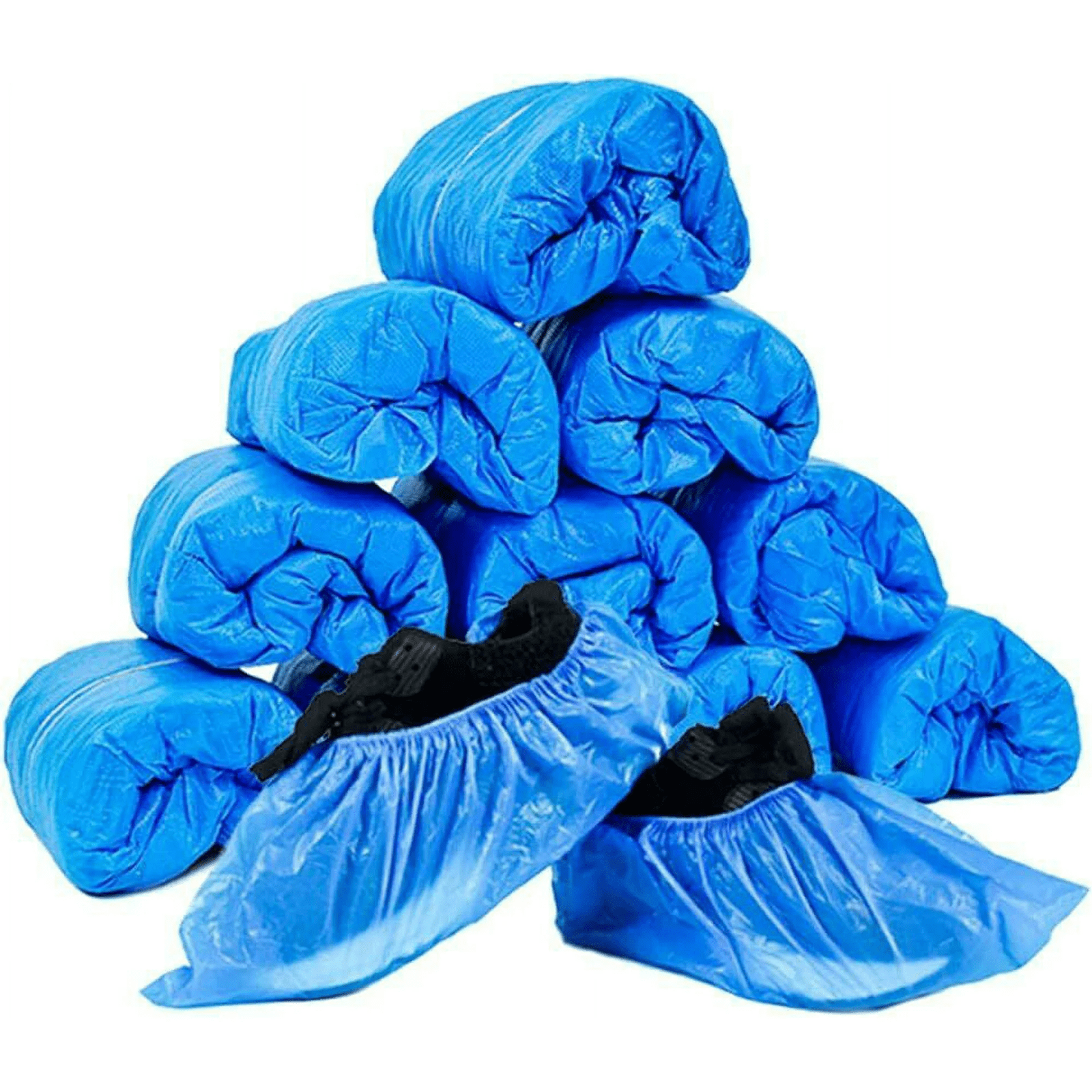 Shoe Covers Disposable Non-Slip For Indoors,100 Pieces (50 Pairs) Waterproof Shoe Booties Covers For Indoors,Waterproof Shoe Covers,Disposable Shoe Covers For Carpet Floor Protection 100PCS - Image 1