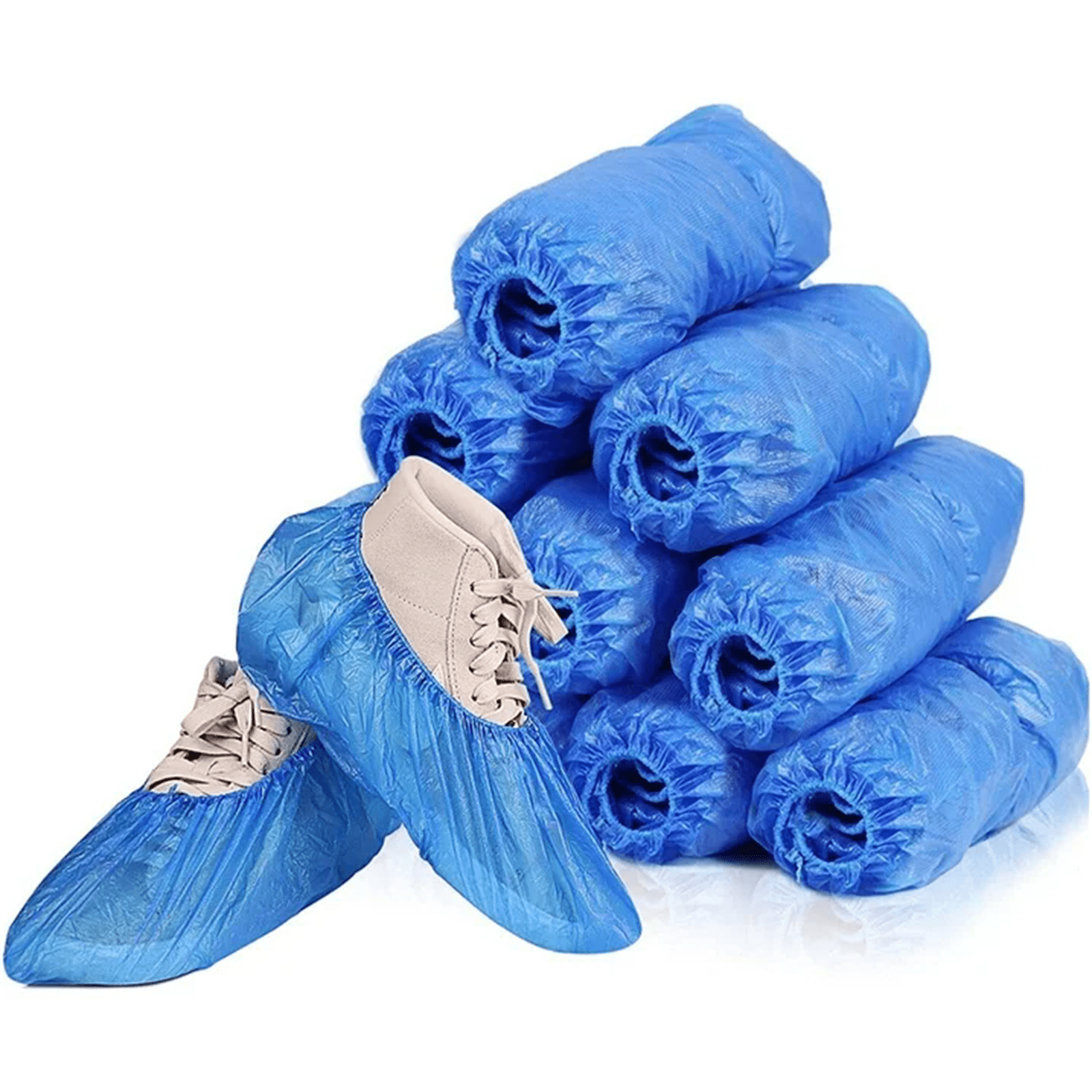 Shoe Covers Disposable Non-Slip For Indoors,100 Pieces (50 Pairs) Waterproof Shoe Booties Covers For Indoors,Waterproof Shoe Covers,Disposable Shoe Covers For Carpet Floor Protection,100PCS 600PCS - Image 6