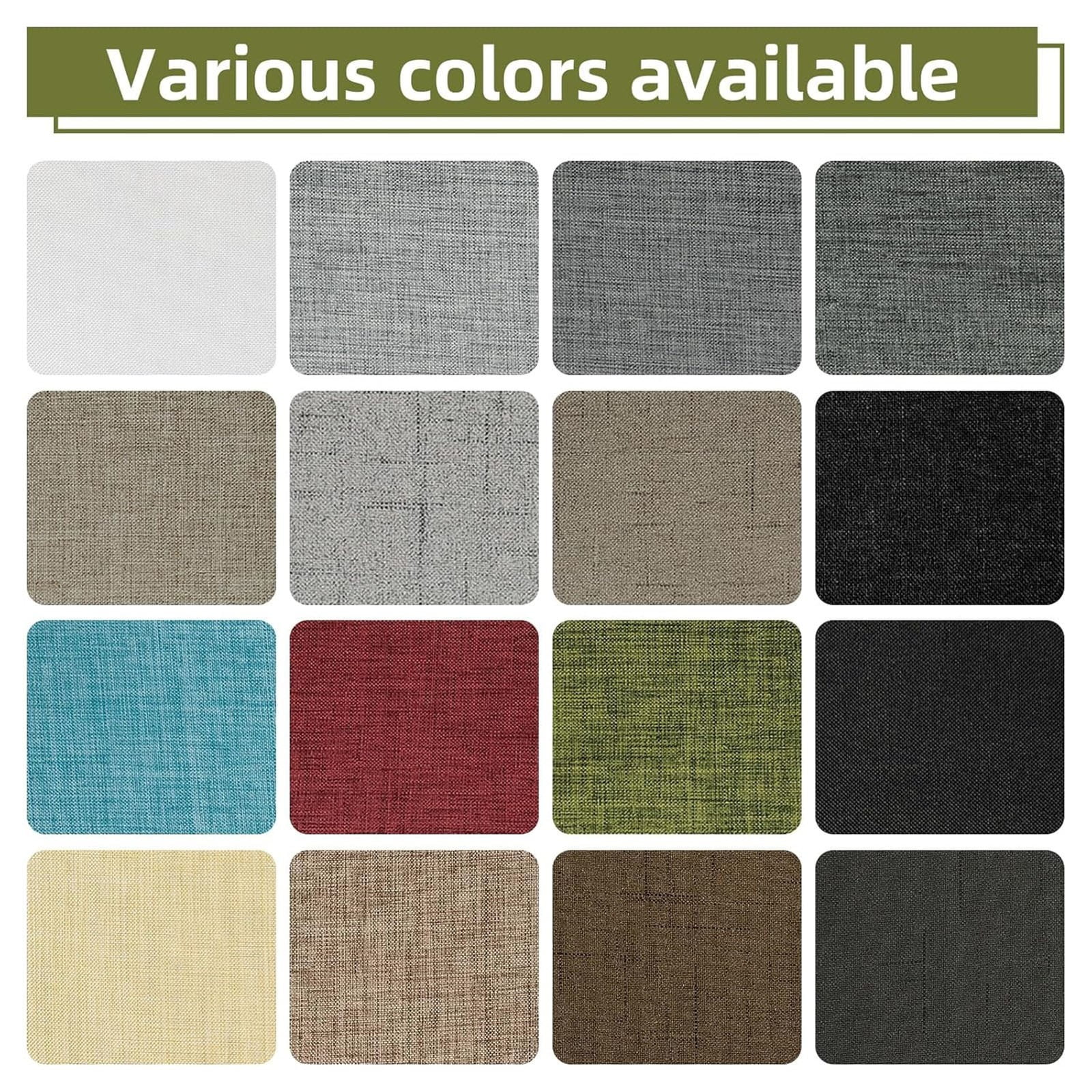 Linen Repair ,Coarse Linen Repair Patches, Self-Adhesive Linen Fabric Patches, 8X11 inch Extra Size, Multi Color, Can be Used for Linen Sofa Repair and Linen Clothes Repair(Red) Brown1 - Image 7