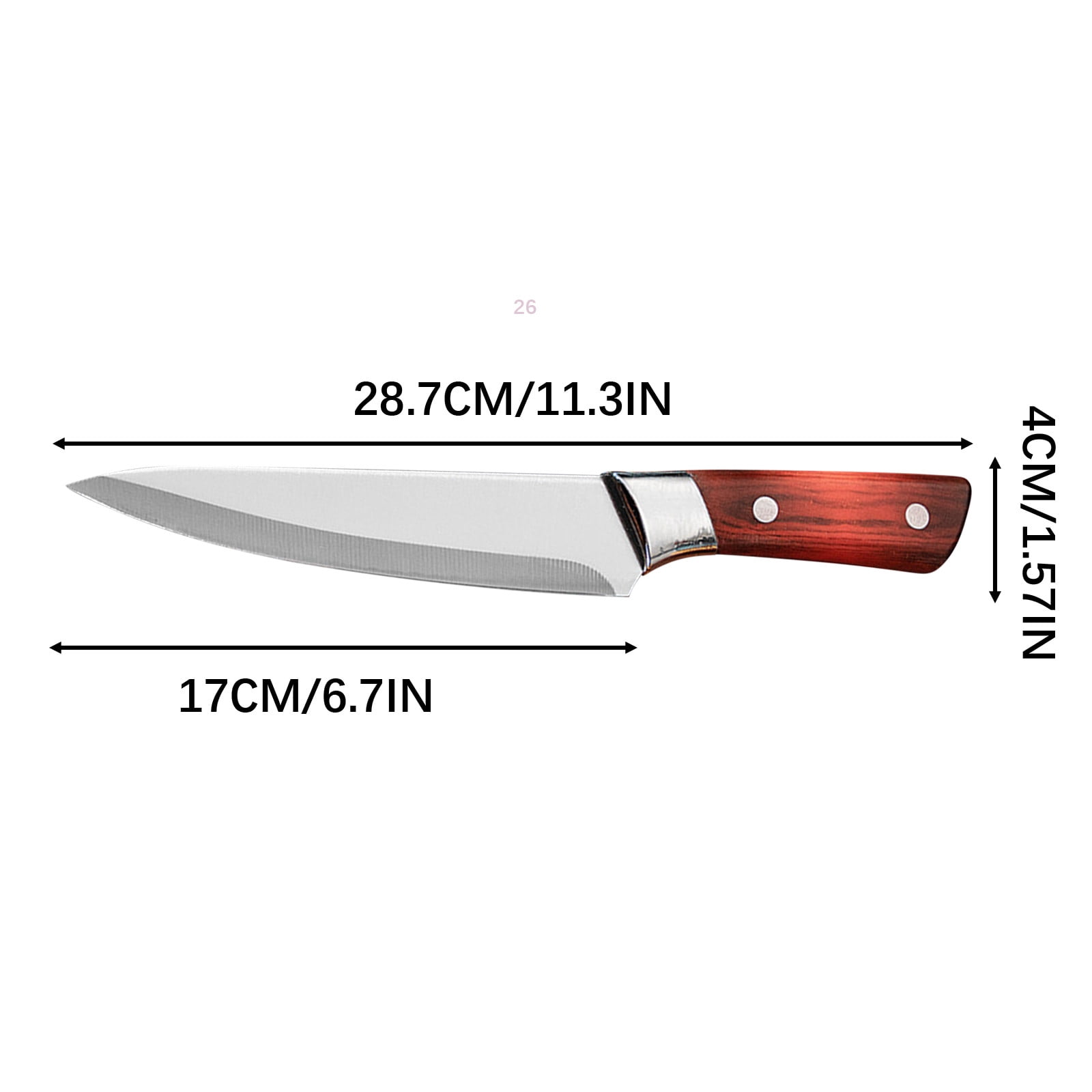 Knife Recommended By A Chef -Japanese Premium Knife, Super Sharp German High-Carbon Stainless Steel Boning Knifes with Eather Sheath for Home, Camping,Cattle Sheep Segmentation Tool (Boning knife) M - Image 4