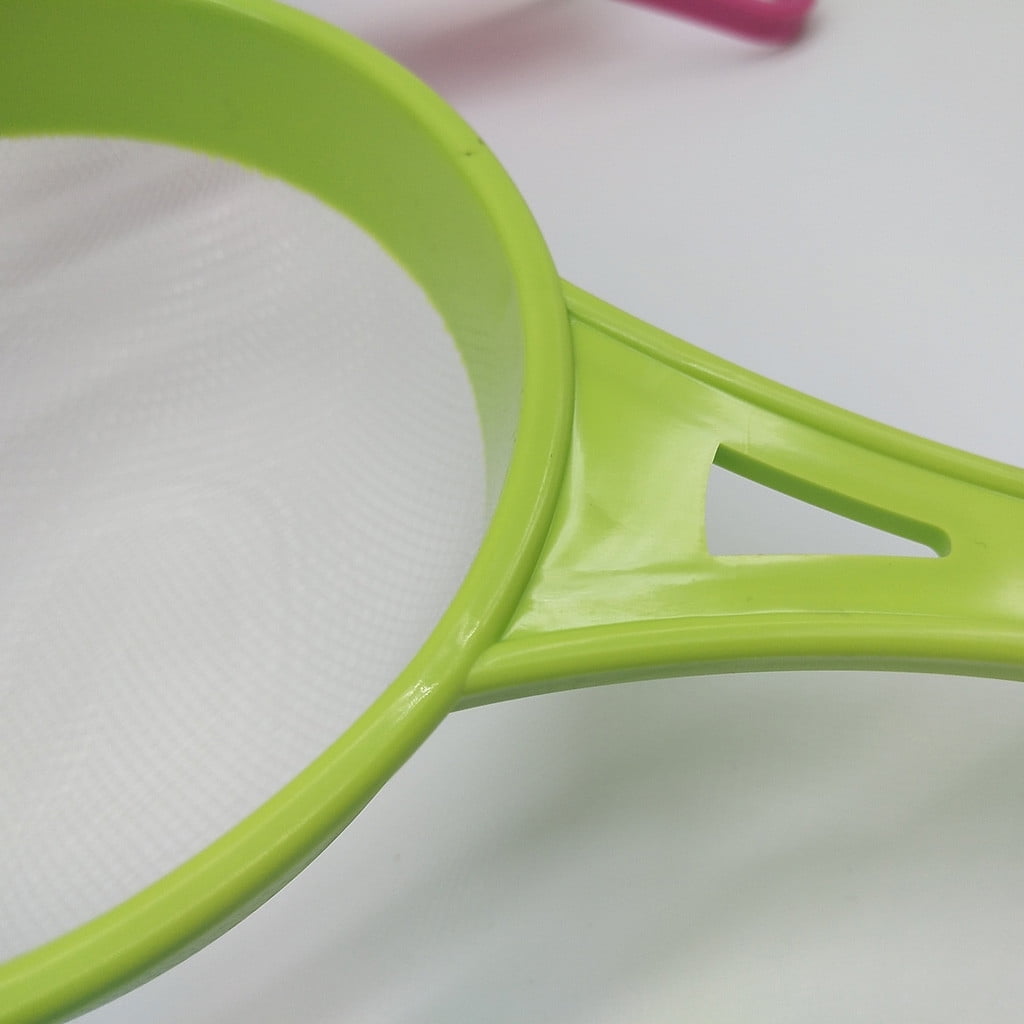 4 Pcs Plastic Mesh Strainer Colander Set,Nylon Mesh Strainer Food Yogurt Mesh Sieve,Plastic Mesh Colander,Reusable Coffee Filter With \u200bHandle Kitchen Tools for Filtering Juice Milk 4PCS - Image 6