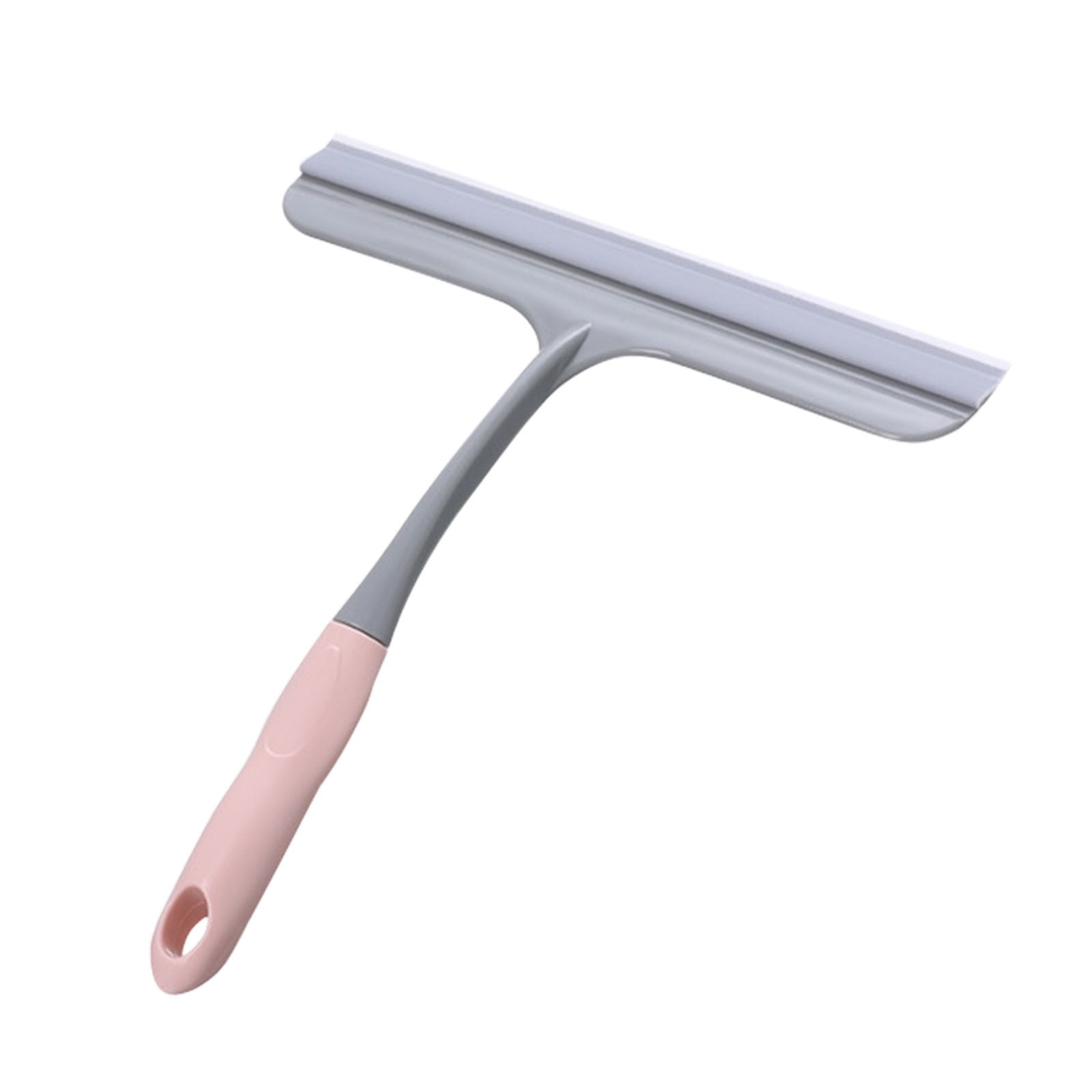 Window Cleaning Squeegee,Shower Squeegee for Shower Glass Doors,Car Window Windshield Mirror Tile Cleaner Cleaning Wiper Squeegees Tool with Hook,Window Cleaning Shower Glass Squeegees(Z3-White) Z3-Pink - Image 1