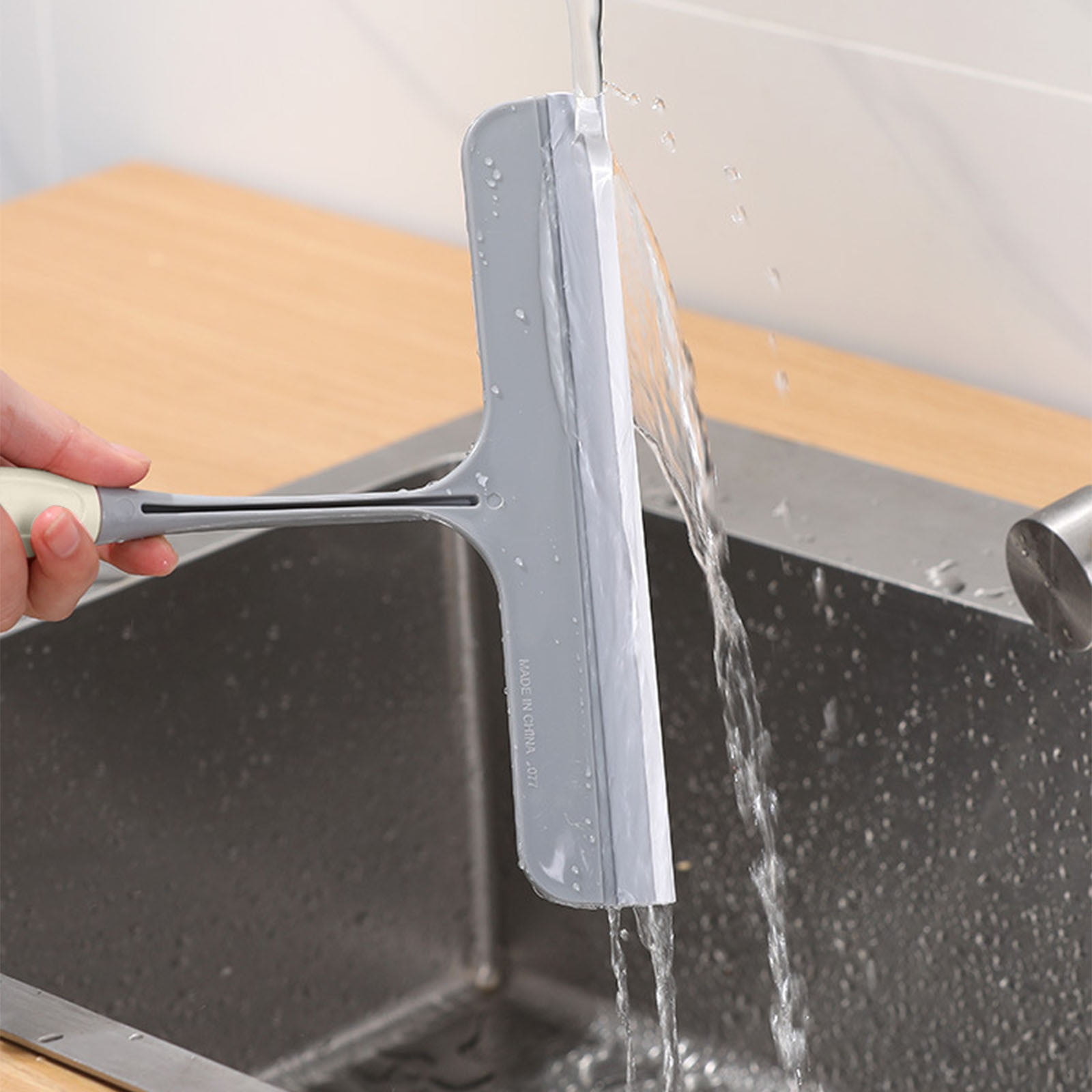 Window Cleaning Squeegee,Shower Squeegee for Shower Glass Doors,Car Window Windshield Mirror Tile Cleaner Cleaning Wiper Squeegees Tool with Hook,Window Cleaning Shower Glass Squeegees(Z3-White) Z3-White - Image 6