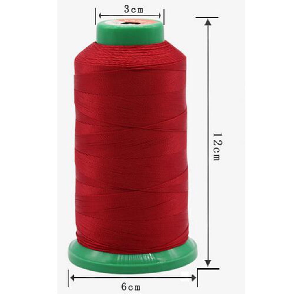 1190Yards High Strength Polyester Sewing Thread,Heavy Duty Sewing Threads,210D Thread,All Purpose Sewing Thread Cones, High Tensile Polyester Thread Spools for Sewing, Quilting, Serger Machines,Black White - Image 4