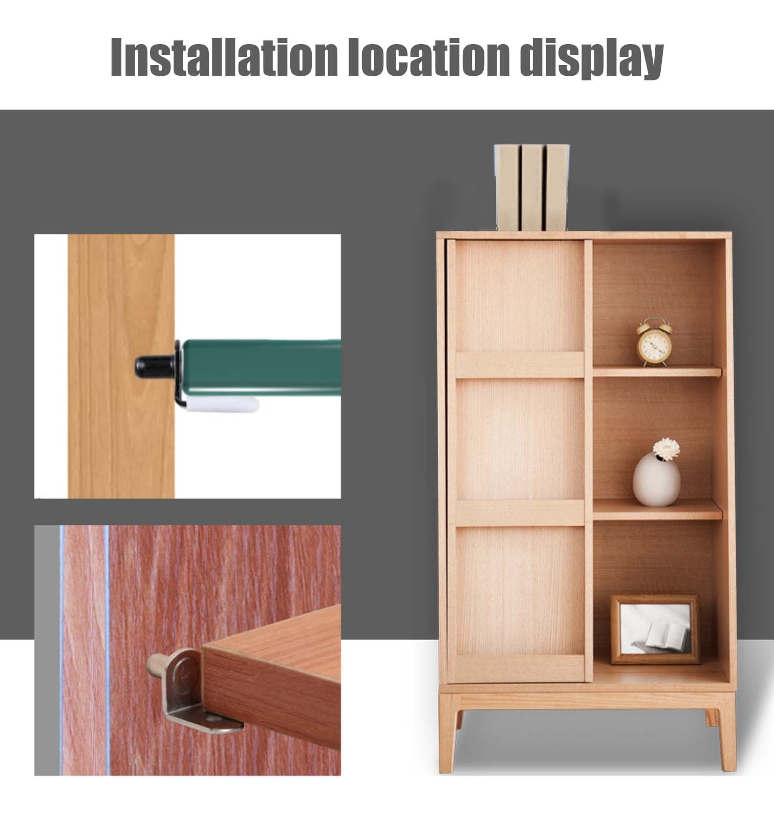 20 Pcs Shelf Support Peg,L Shaped Metal Shelf Peg With Hole,6 Mm Cabinet Shelf Bracket Peg,L-Shaped Plated Shelf Pins Holders for Bookcase Kitchen Closet Shelf Shelves Furniture Cabinet,20PCS C - Image 4