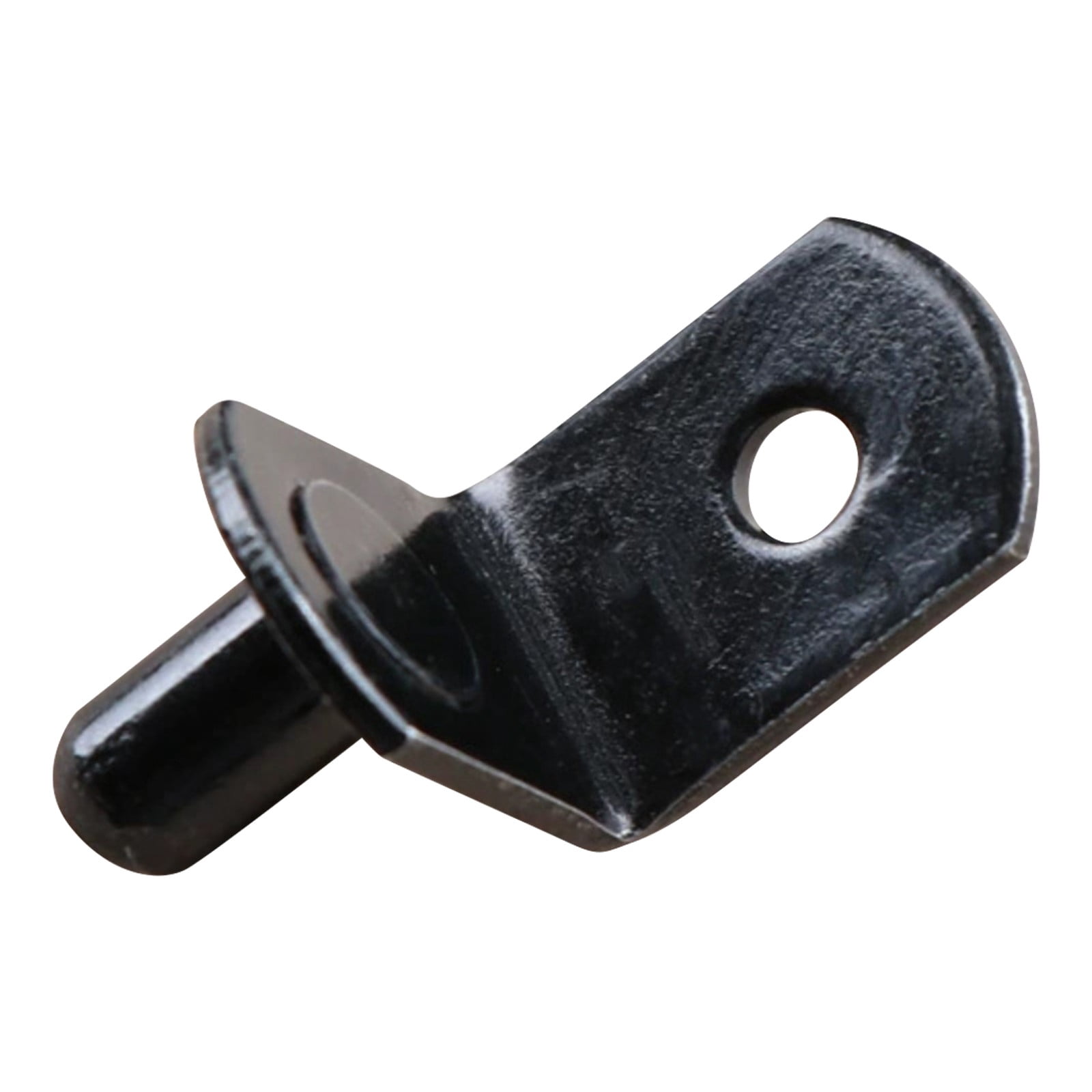 20 Pcs Shelf Support Peg,L Shaped Metal Shelf Peg With Hole,6 Mm Cabinet Shelf Bracket Peg,L-Shaped Plated Shelf Pins Holders for Bookcase Kitchen Closet Shelf Shelves Furniture Cabinet,20PCS E - Image 3