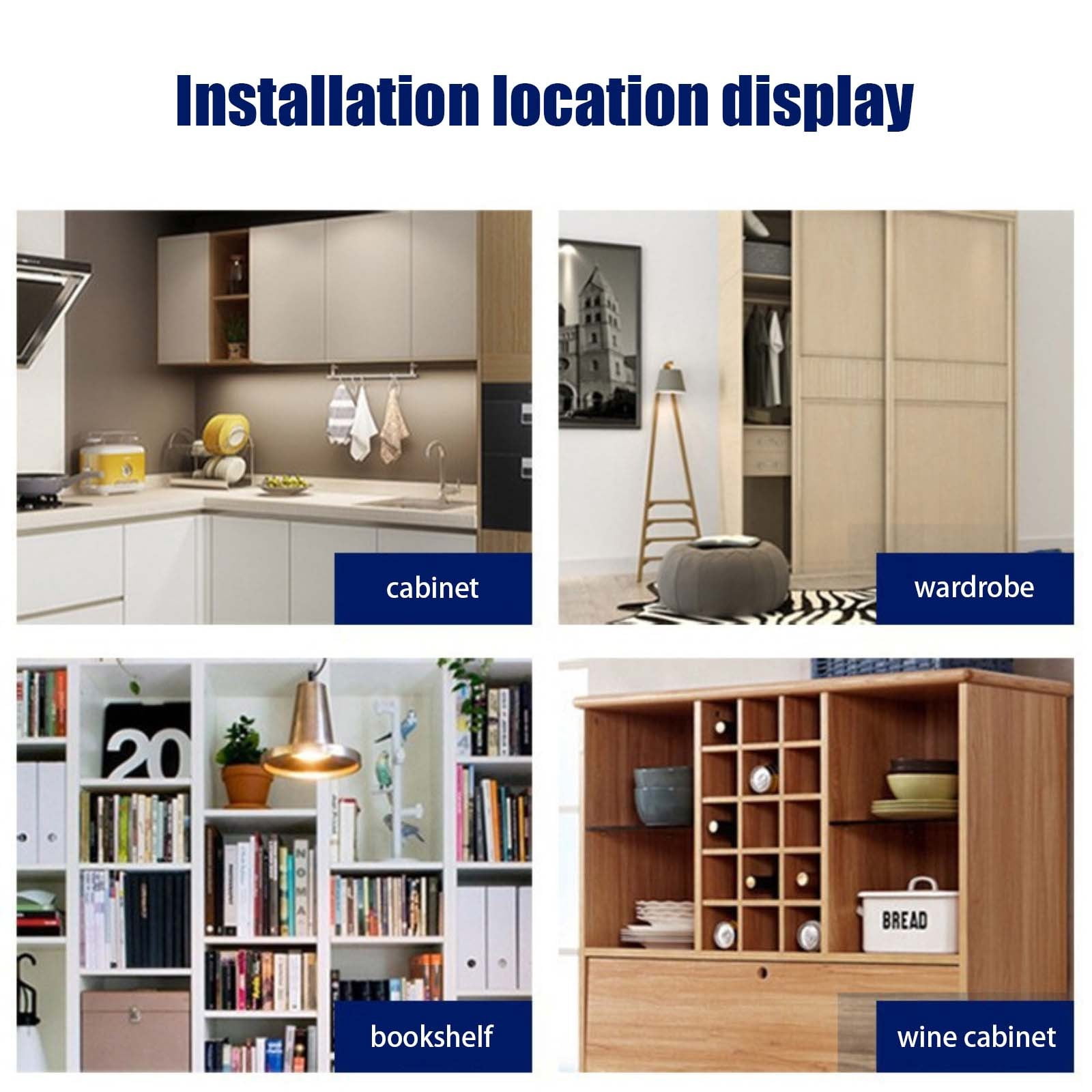 20 Pcs Shelf Support Peg,L Shaped Metal Shelf Peg With Hole,6 Mm Cabinet Shelf Bracket Peg,L-Shaped Plated Shelf Pins Holders for Bookcase Kitchen Closet Shelf Shelves Furniture Cabinet,20PCS E - Image 4