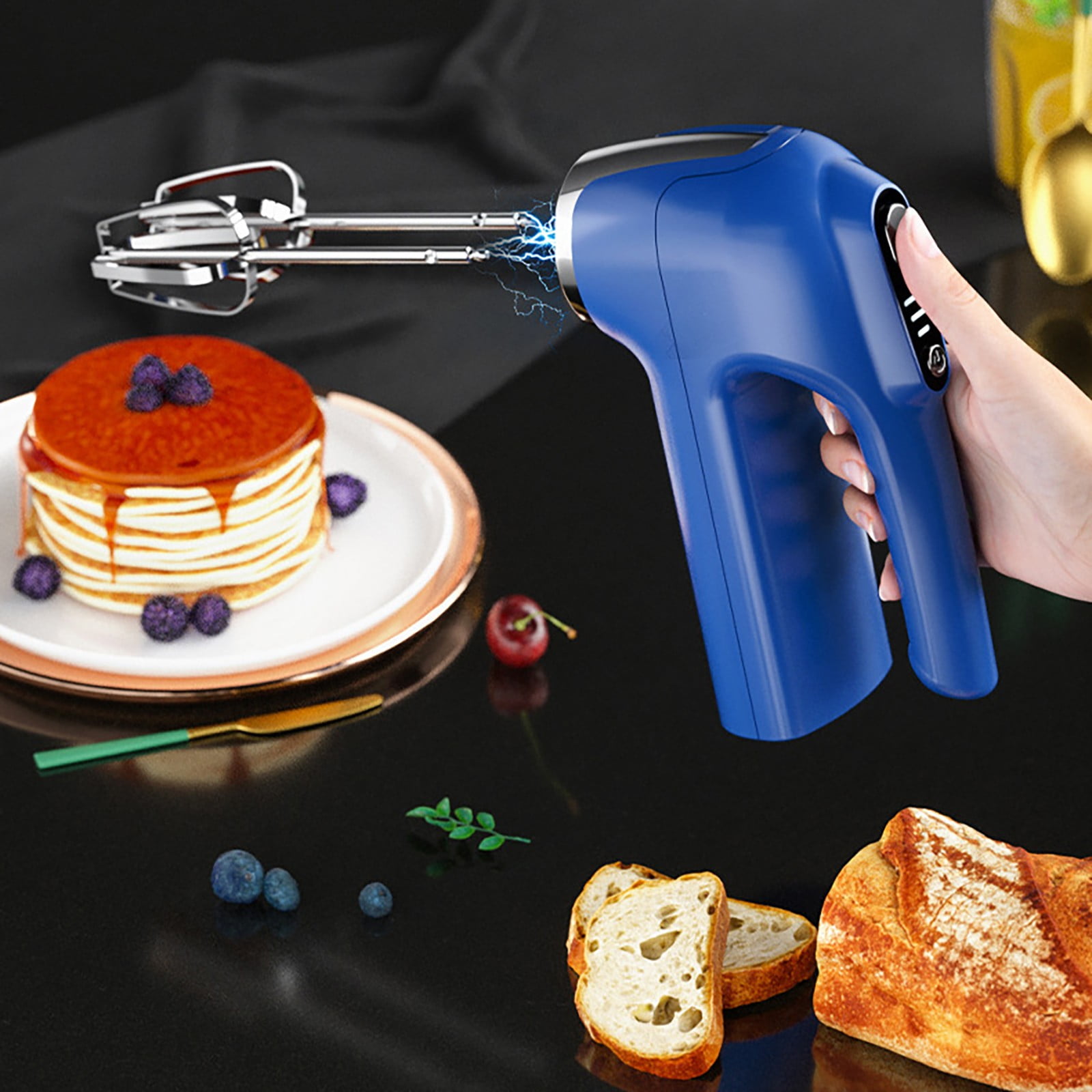 Powerful Hand Mixer, 3-Speed Hand Held Mixer for Baking, Lightweight Stainless Hand , Kitchen Mixer for , Cookies, 1 Pcs, 7.2x4.72 7.2