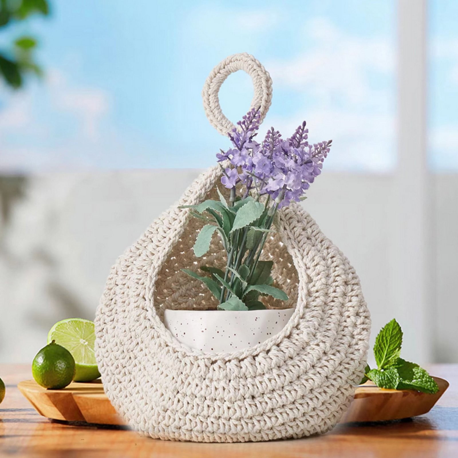 Woven Breads Baskets, Oval Small Fruit Baskets, Stackable Plastic Wicker Baskets for Serving Vegetables, Kitchen, Restaurant, Outdoor, Imitation Rattan, 1 Pcs, 7.48x5.11x2.75 9.06