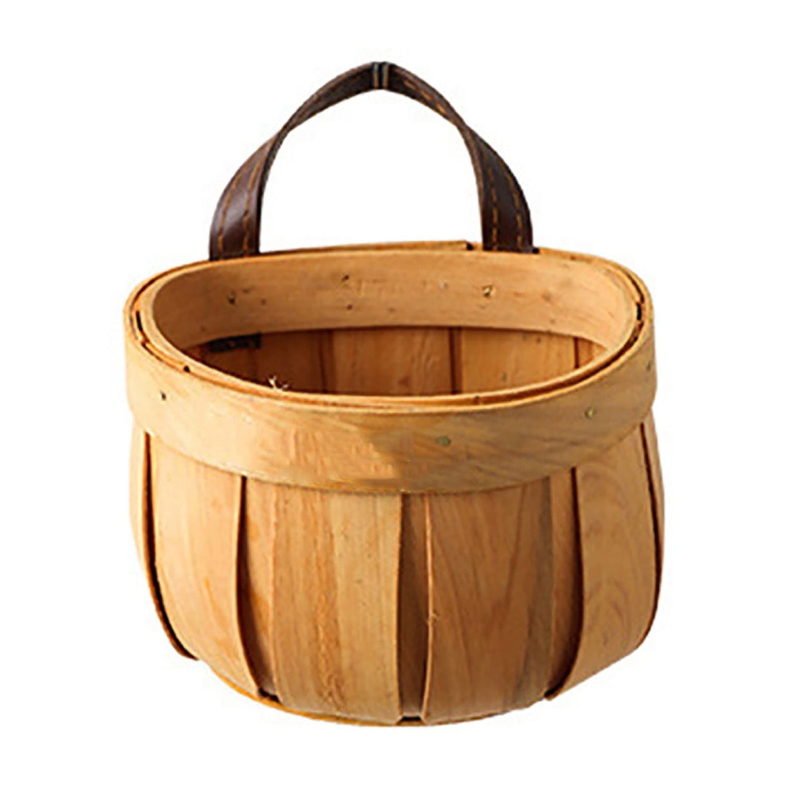 Woven Breads Baskets, Oval Small Fruit Baskets, Stackable Plastic Wicker Baskets for Serving Vegetables, Kitchen, Restaurant, Outdoor, Imitation Rattan, 1 Pcs, 7.48x5.11x2.75 5.0