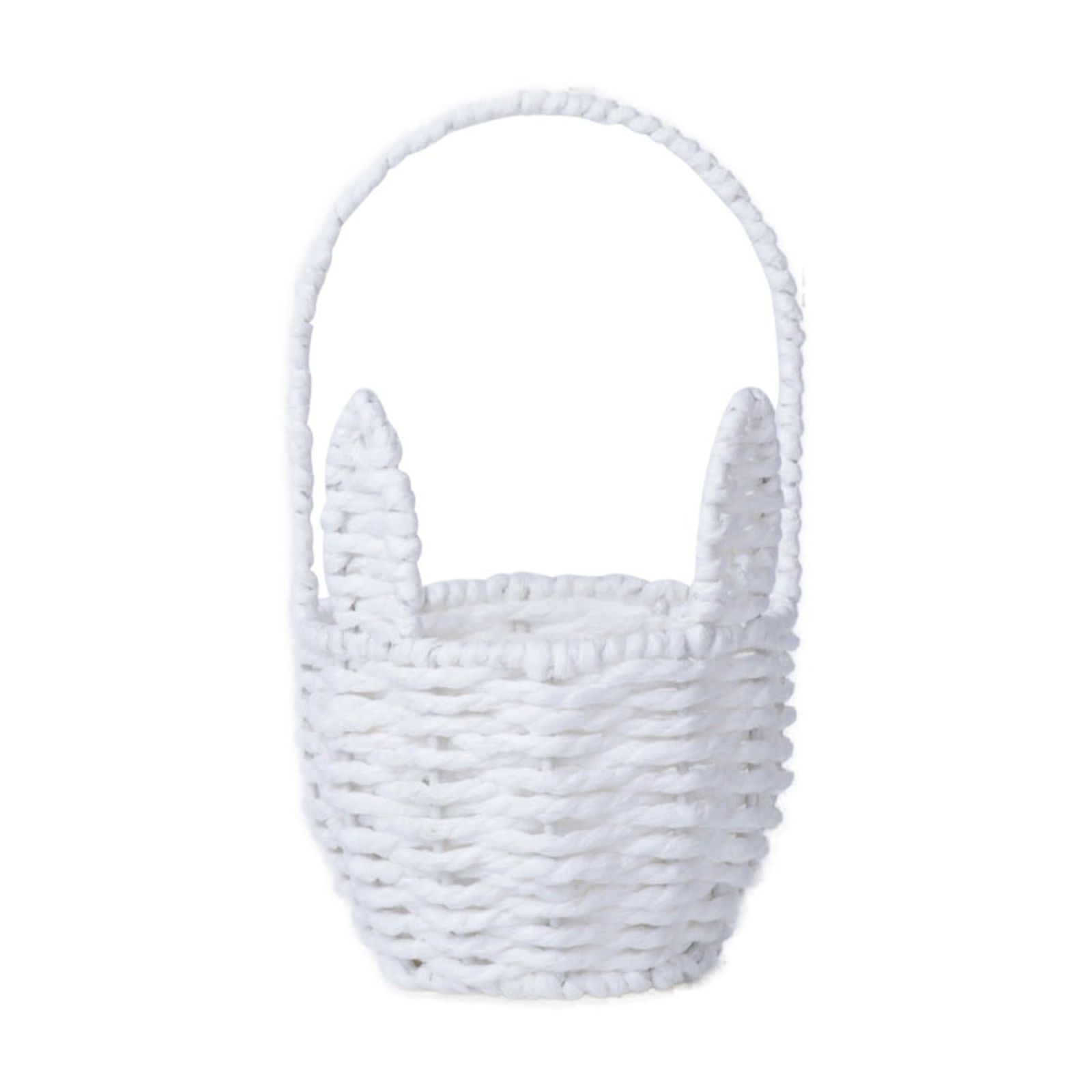 Woven Breads Baskets, Oval Small Fruit Baskets, Stackable Plastic Wicker Baskets for Serving Vegetables, Kitchen, Restaurant, Outdoor, Imitation Rattan, 1 Pcs, 7.48x5.11x2.75 4.88