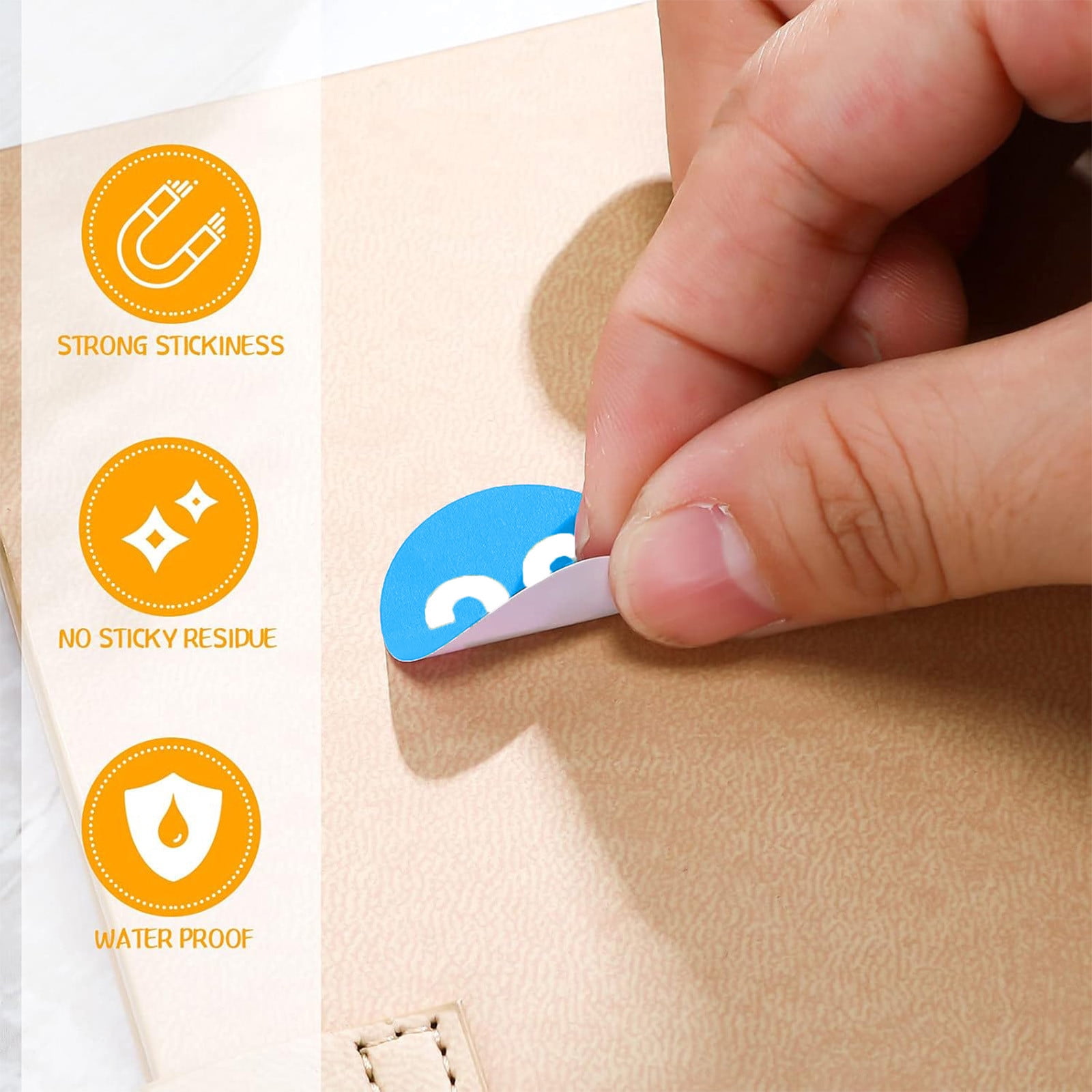 1 Inch Round Number Stickers,1-100 Multi-Color Self-Adhesive Labels for Mailbox,Scrapbook,and DIY Crafts,Easy to Peel and Stick on Various Surfaces,Durable Paper Material for Long-Lasting Use Blue - Image 6