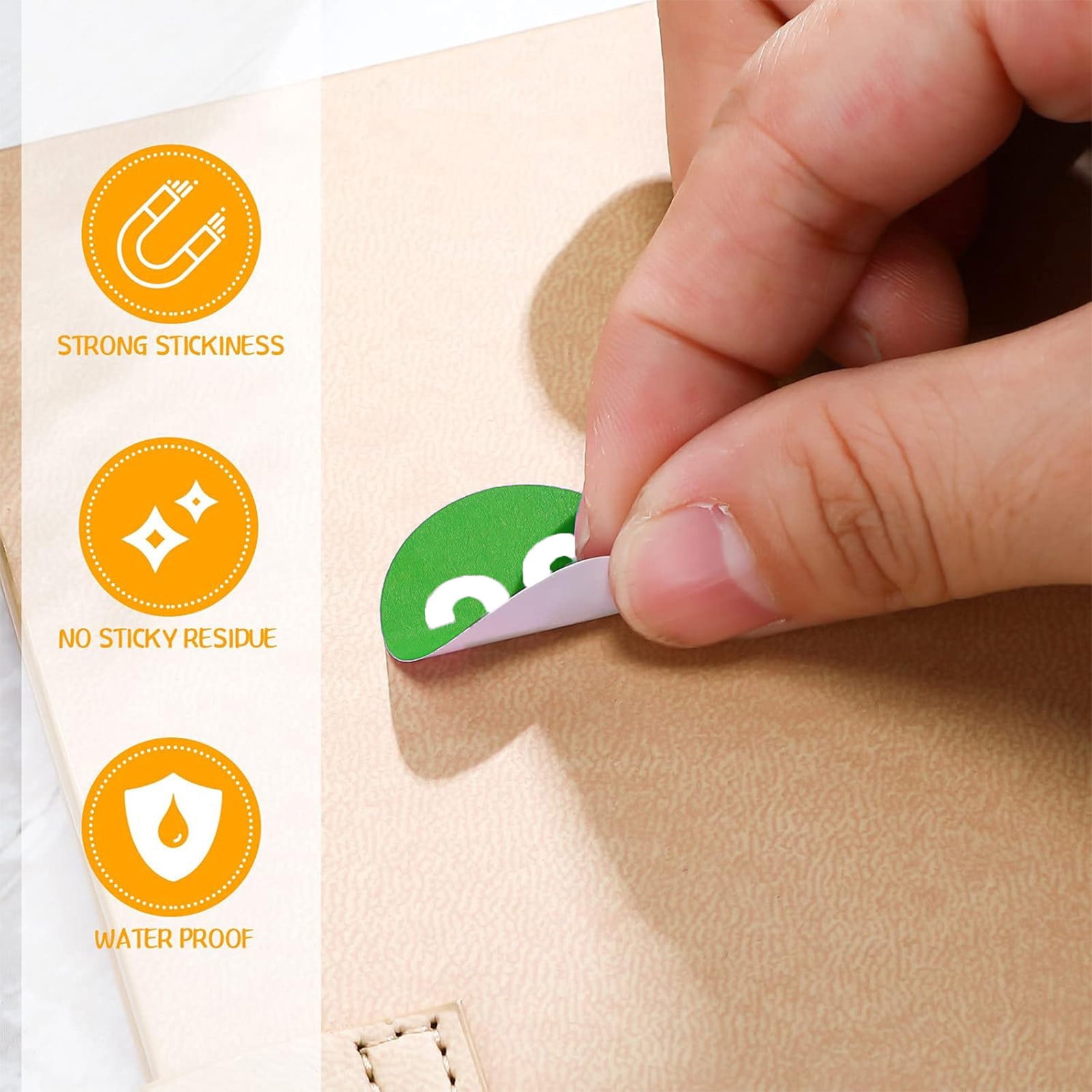 1 Inch Round Number Stickers,1-100 Multi-Color Self-Adhesive Labels for Mailbox,Scrapbook,and DIY Crafts,Easy to Peel and Stick on Various Surfaces,Durable Paper Material for Long-Lasting Use Green - Image 6