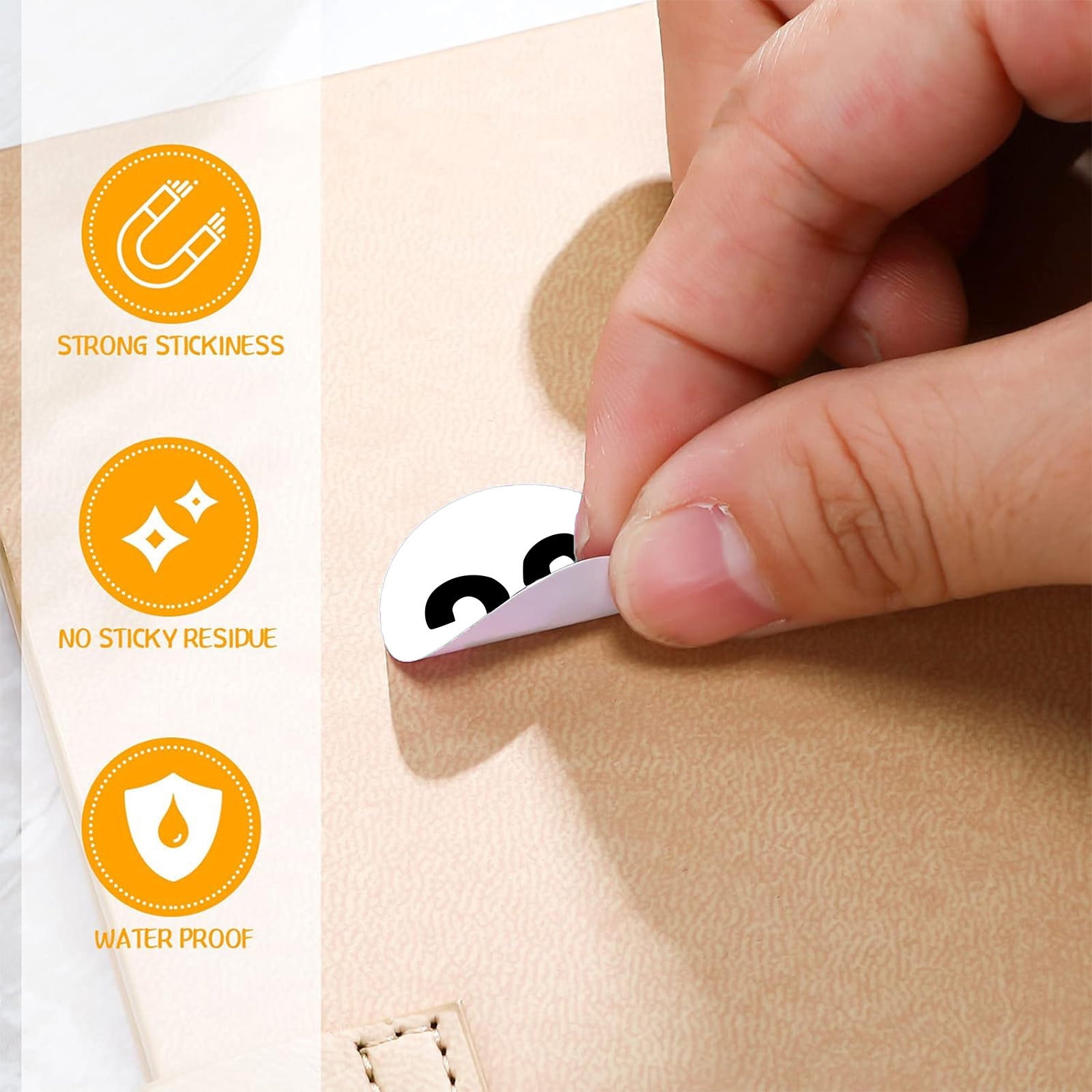 1 Inch Round Number Stickers,1-100 Multi-Color Self-Adhesive Labels for Mailbox,Scrapbook,and DIY Crafts,Easy to Peel and Stick on Various Surfaces,Durable Paper Material for Long-Lasting Use White - Image 5