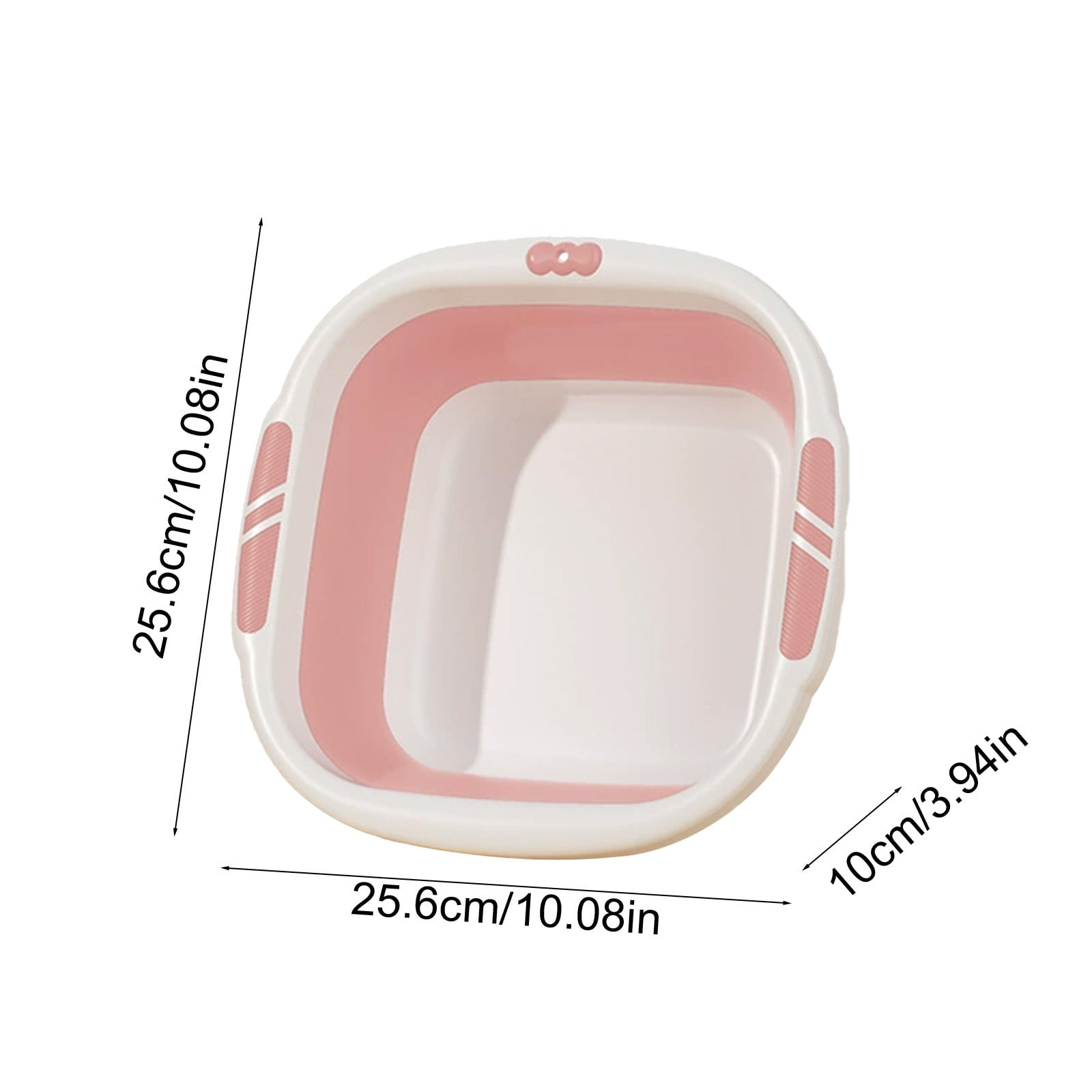 Collapsible Wash Basin,Multi-Use Folding Sink for Kitchen,Camping,and Laundry,Portable Dish Pan with Anti-Slip Bottom,Space-Saving Design for Travel and Outdoor BBQ,Durable and Easy to Store Pink - Image 3