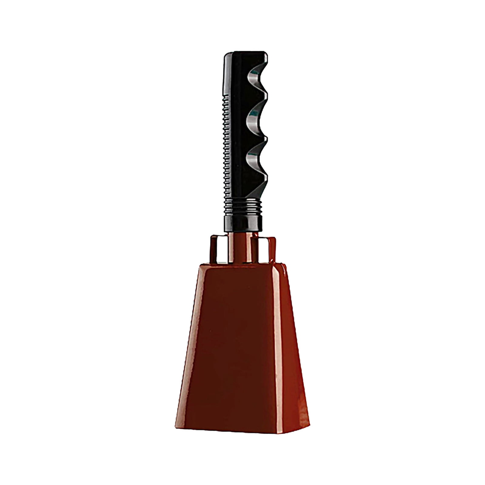 2025 120dB Loud Brass Cowbell with Non-Slip Handle and Adjustable Strap,Perfect for Sporting Events like Baseball and Football Games,Also Ideal for Graduations,Parades,and Cheerleading Activities Coffee - Image 1