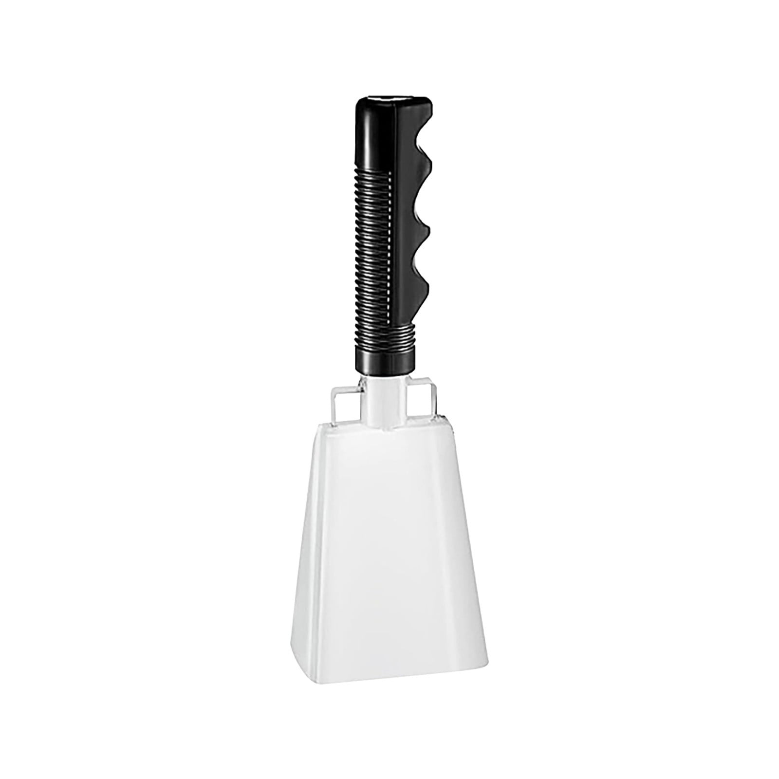 2025 120dB Loud Brass Cowbell with Non-Slip Handle and Adjustable Strap,Perfect for Sporting Events like Baseball and Football Games,Also Ideal for Graduations,Parades,and Cheerleading Activities White - Image 1