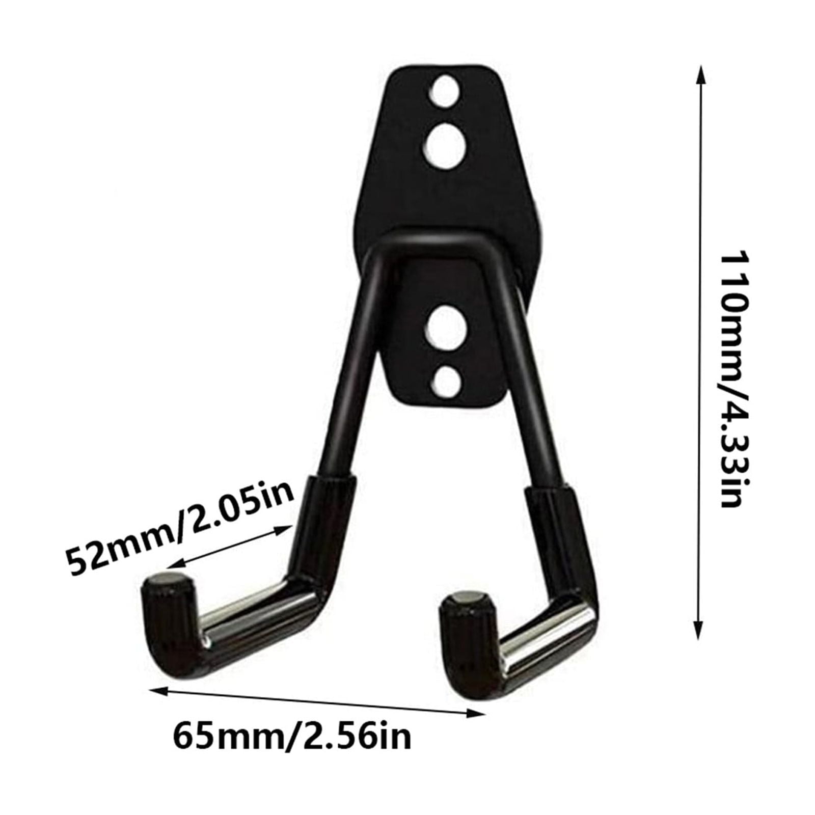 Garage Storage Utility Hooks, Heavy Duty Garage Hooks, Garage Garden Tool Organizer, Steel Wall Mount Hooks, Garden Small U Hooks, Wall Mount Hanger Organizer for Tools, 1 Pcs, 2.56x2.05x4.33 2.56