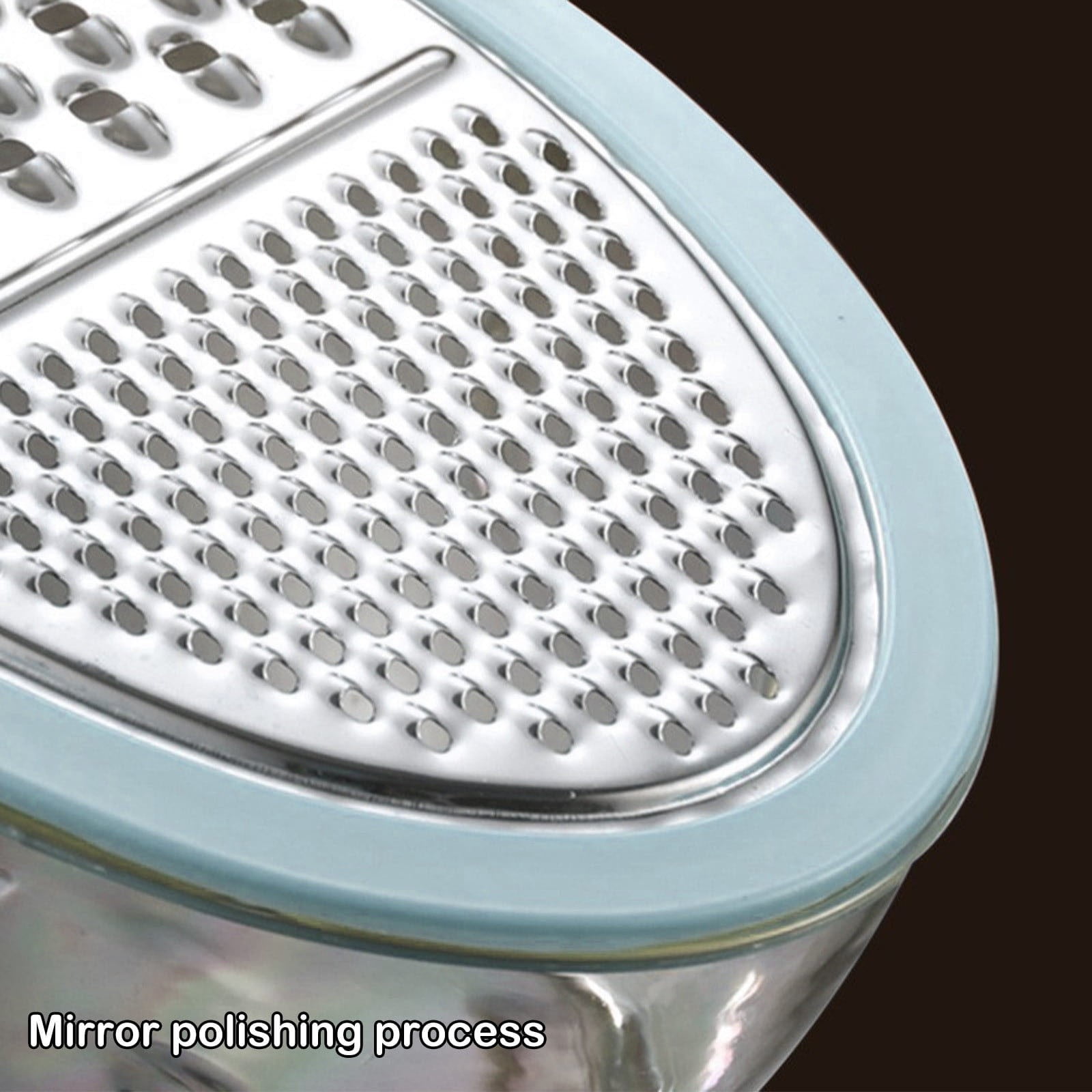 Cheese Grater With Containe,Vegetable Slicer,Stainless Steel Graters,Multi Purpose Graters For Kitchen,Stainless Steel Cheese Shredder,Potato Slicer,Cheese Shredder,Kitchen Gadgets,(A,4.13x7.67 in) A - Image 6