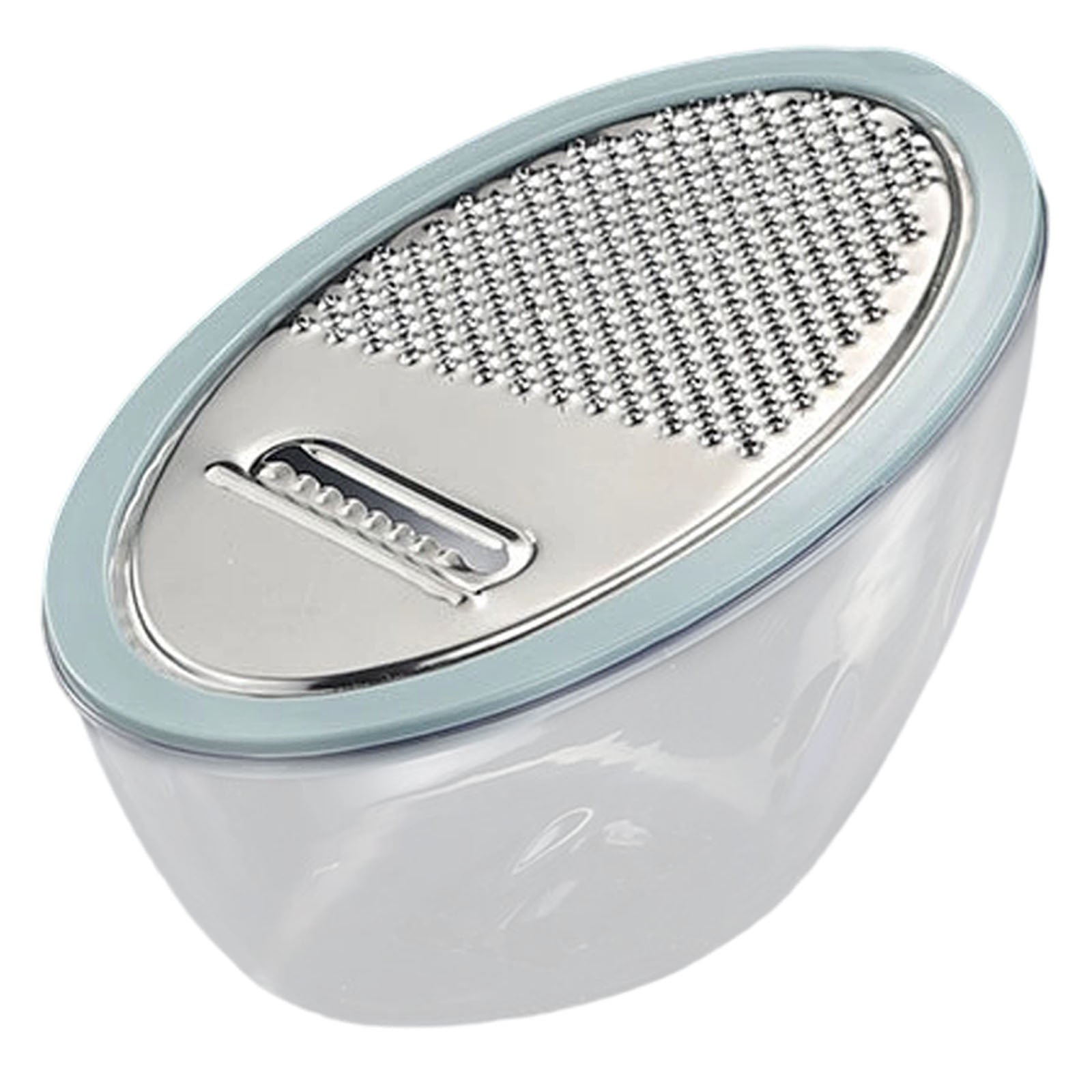 Cheese Grater With Containe,Vegetable Slicer,Stainless Steel Graters,Multi Purpose Graters For Kitchen,Stainless Steel Cheese Shredder,Potato Slicer,Cheese Shredder,Kitchen Gadgets,(A,4.13x7.67 in) D - Image 1