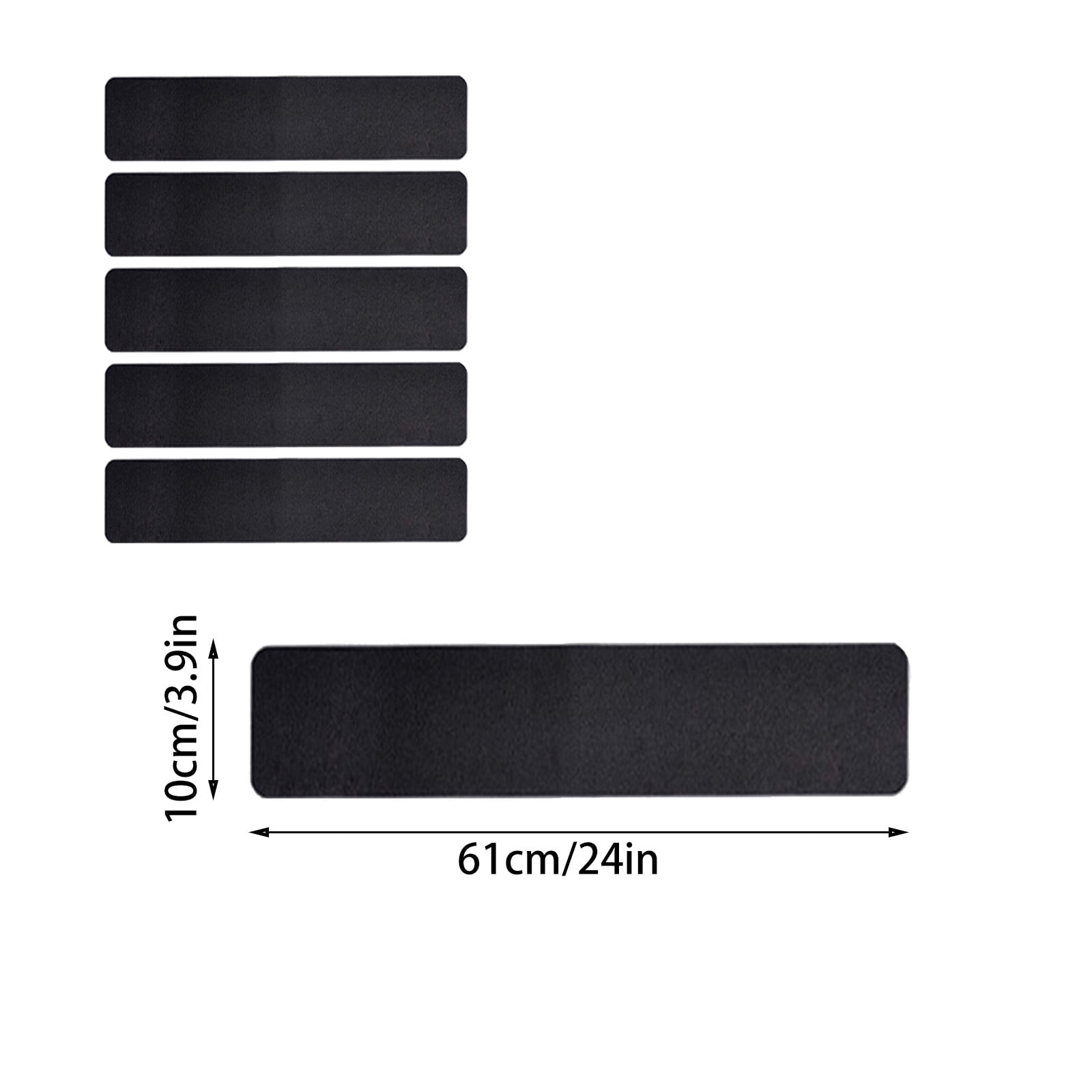 5-Pack Weather Resistant Exterior Grip Tape,Outdoor Stair Treads Non Slip for Wooden Steps - Non Slip Stair Treads - Anti Sniña Strips - Waterproof Adhesive Treads by,24x3.9in A - Image 3
