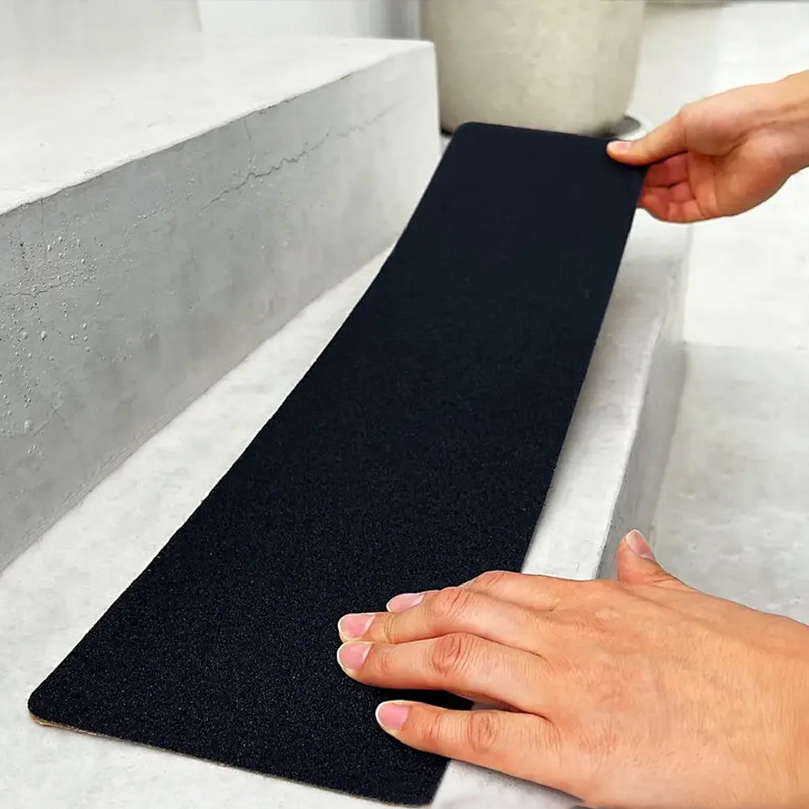 5-Pack Weather Resistant Exterior Grip Tape,Outdoor Stair Treads Non Slip for Wooden Steps - Non Slip Stair Treads - Anti Sniña Strips - Waterproof Adhesive Treads by,24x3.9in A - Image 5