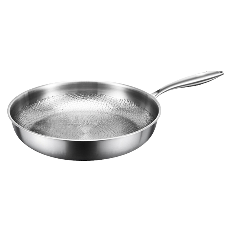 Titanium Pan,100% Non-toxic Titanium Pan,Non Stick Chemical-Free,Extreme Heat-Resistant & Lasts a Lifetime,Non-Stick Skillet for Home Use, Induction Cooktops And Gas Stoves for Omelettes Steaks 22cm - Image 1