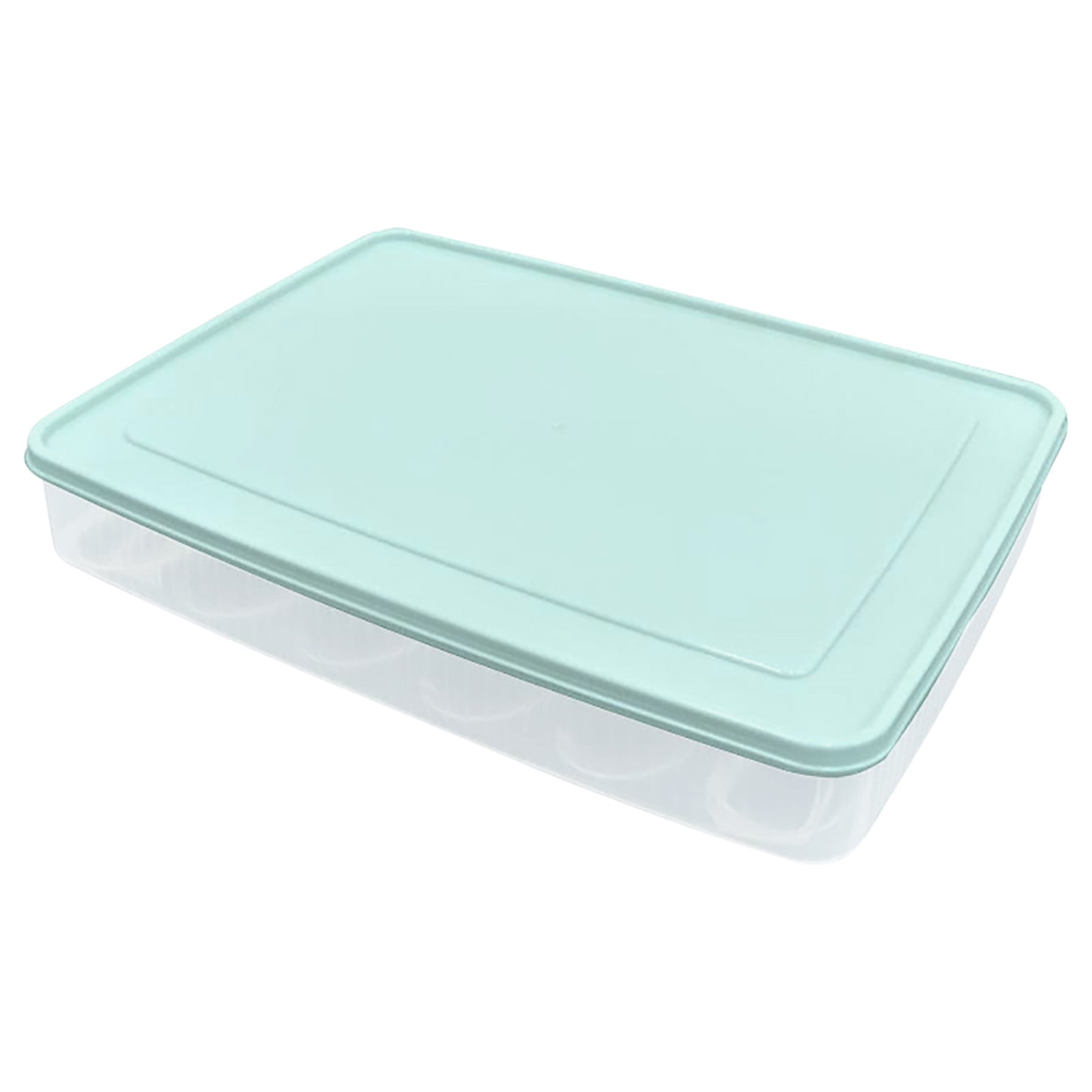 Deviled Egg Containers with Lid, Stackable Deviled Egg Box for 24 Eggs, Clear Egg Holder for Fridge with Lid, Portable Plastic Egg Tray for Party, Easter Eggs Tray, 1 Pcs, 11.81x9.06x2.24 11.81