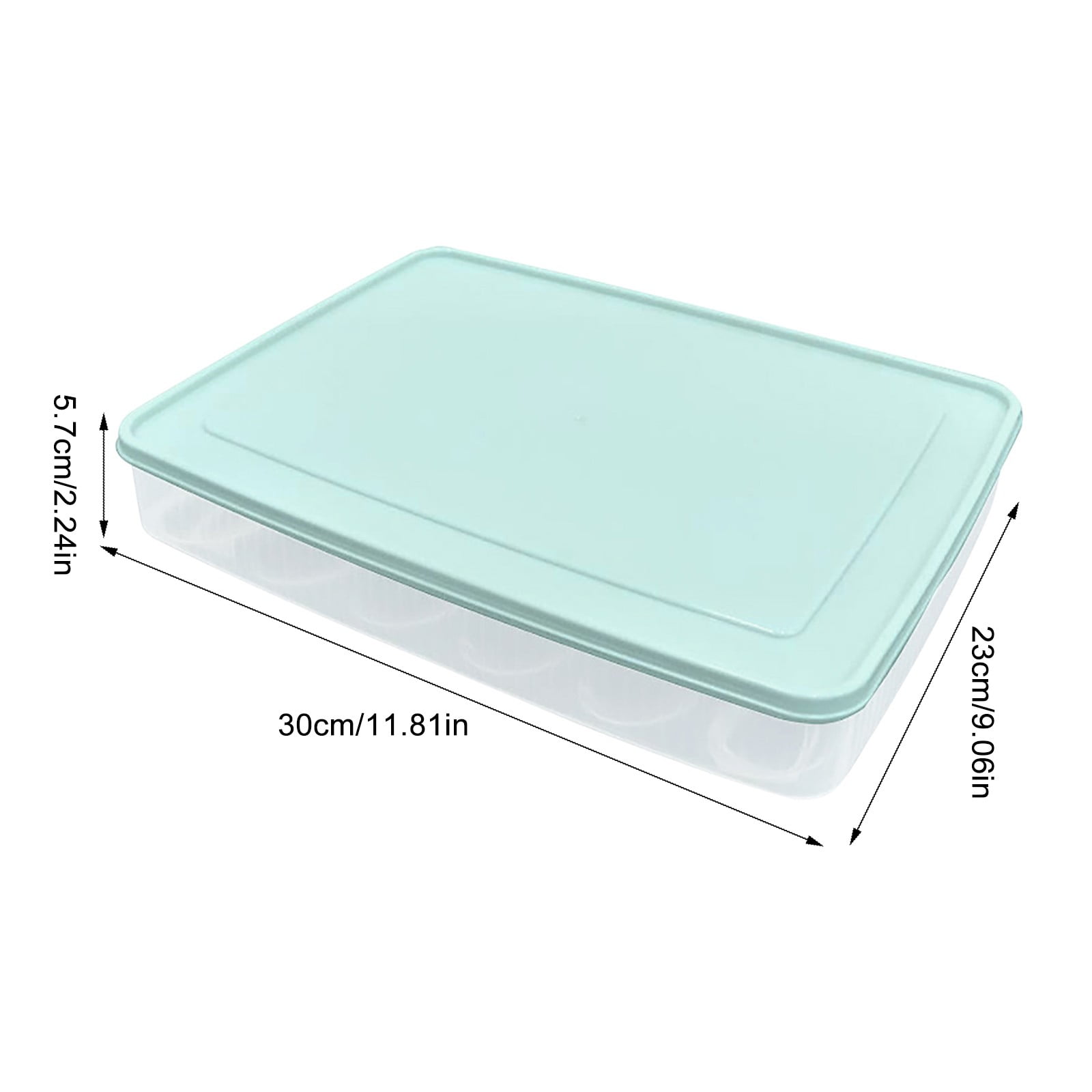 Deviled Egg Containers with Lid, Stackable Deviled Egg Box for 24 Eggs, Clear Egg Holder for Fridge with Lid, Portable Plastic Egg Tray for Party, Easter Eggs Tray, 1 Pcs, 11.81x9.06x2.24 11.81