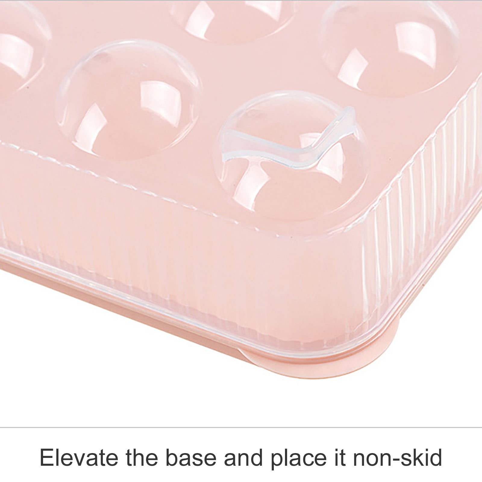 Deviled Egg Containers with Lid, Stackable Deviled Egg Box for 24 Eggs, Clear Egg Holder for Fridge with Lid, Portable Plastic Egg Tray for Party, Easter Eggs Tray, 1 Pcs, 11.81x9.06x2.24 11.81
