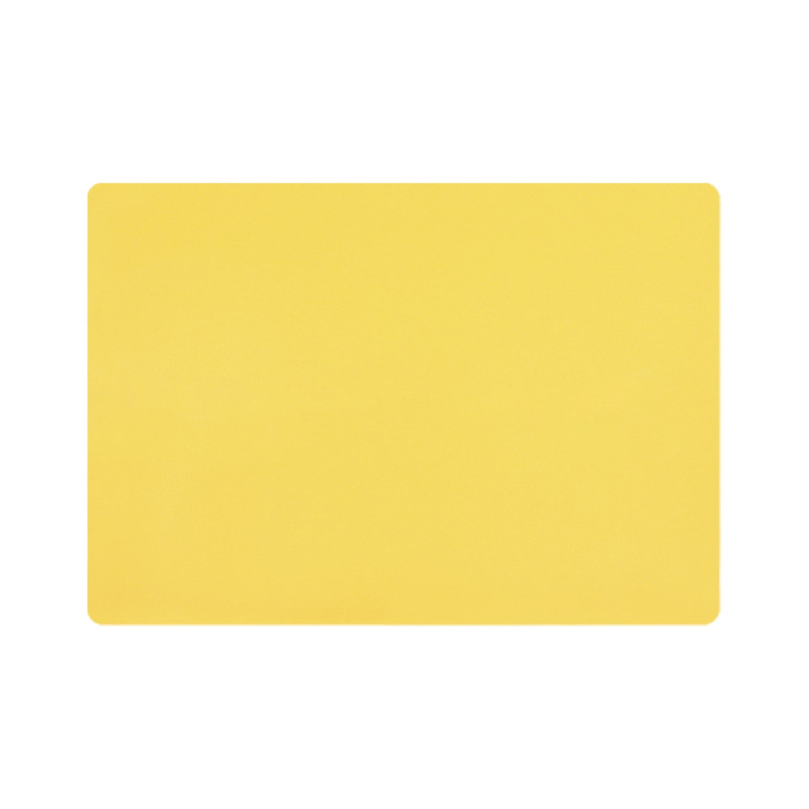 1 Pcs Placemats,Plastic Table Mats,16.93X11.81 Inch Rectangle Heat-Resistant Place Mat,Water-Proof Non-Slip Dining Table Mats,Wipeable Washable Placemats,Place Mats For Kitchen Table Yellow - Image 1