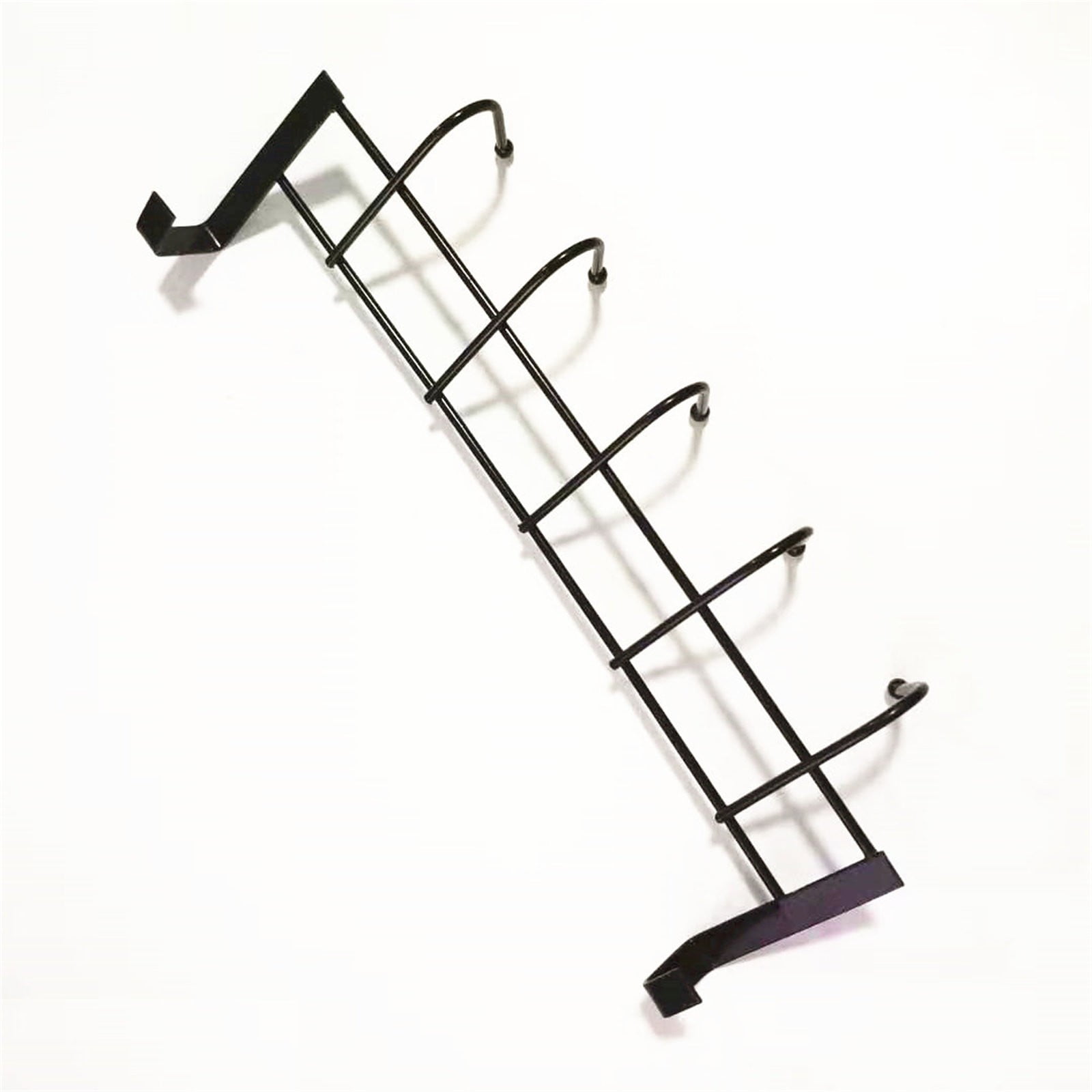 Over The Door Hook for Doors up to 1.4\'\' Thickness, Stainless Steel Over Door Hanger with 5 Hooks, Door Coat Rack for Entryway & Bathroom Hanging Coats, Backpack, Robes, Towels, 1 Pcs, 9.05x3.54 9.05
