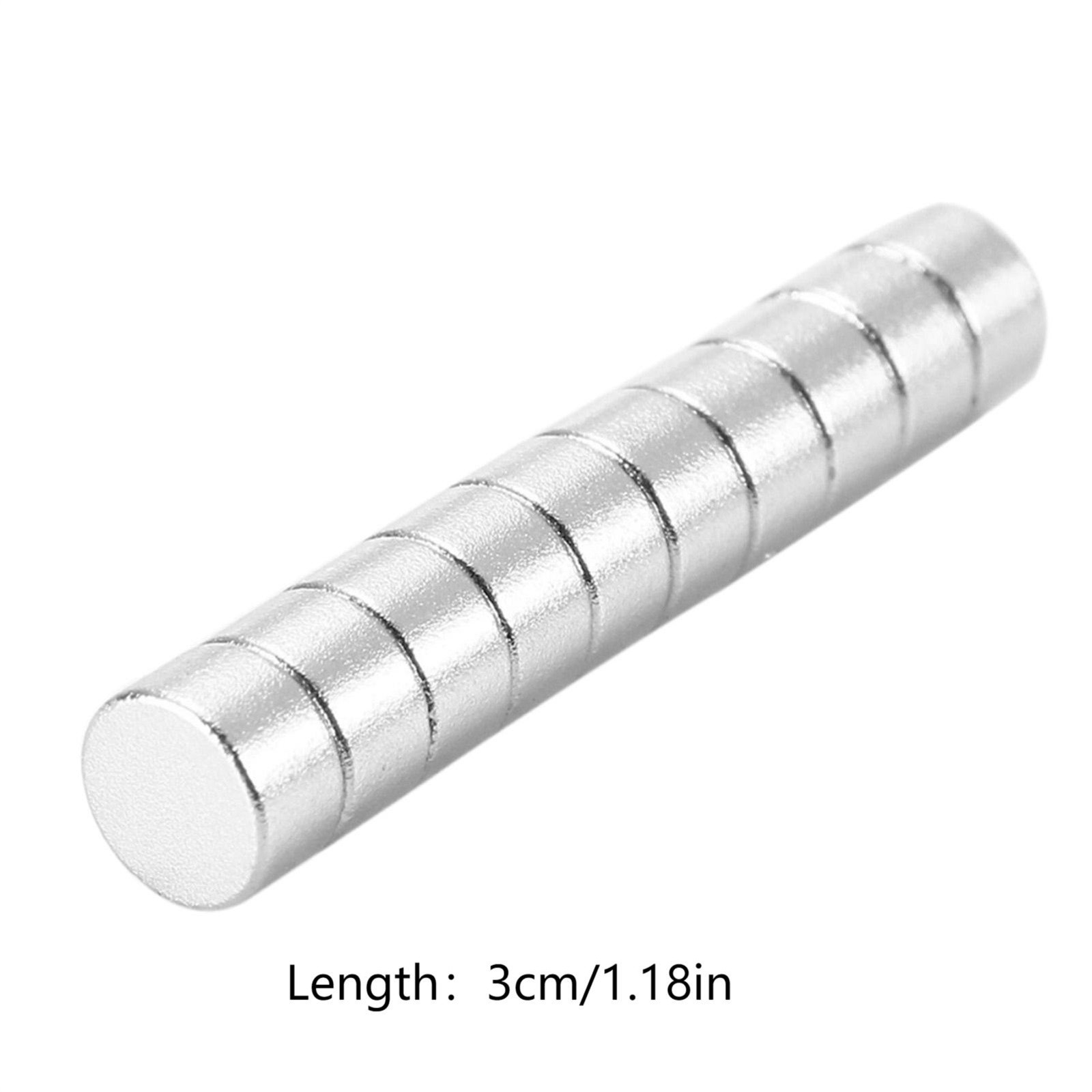 10 Pcs Small Strong Magnets,Strong Small Magnets,Magnets For Crafts,Small Round Magnets,Heavy-Duty Mini Round Magnets Refrigerator Magnets For Whiteboard,Diy Building,Kitchen,Office,School,1.18 in 10 PCS - Image 2
