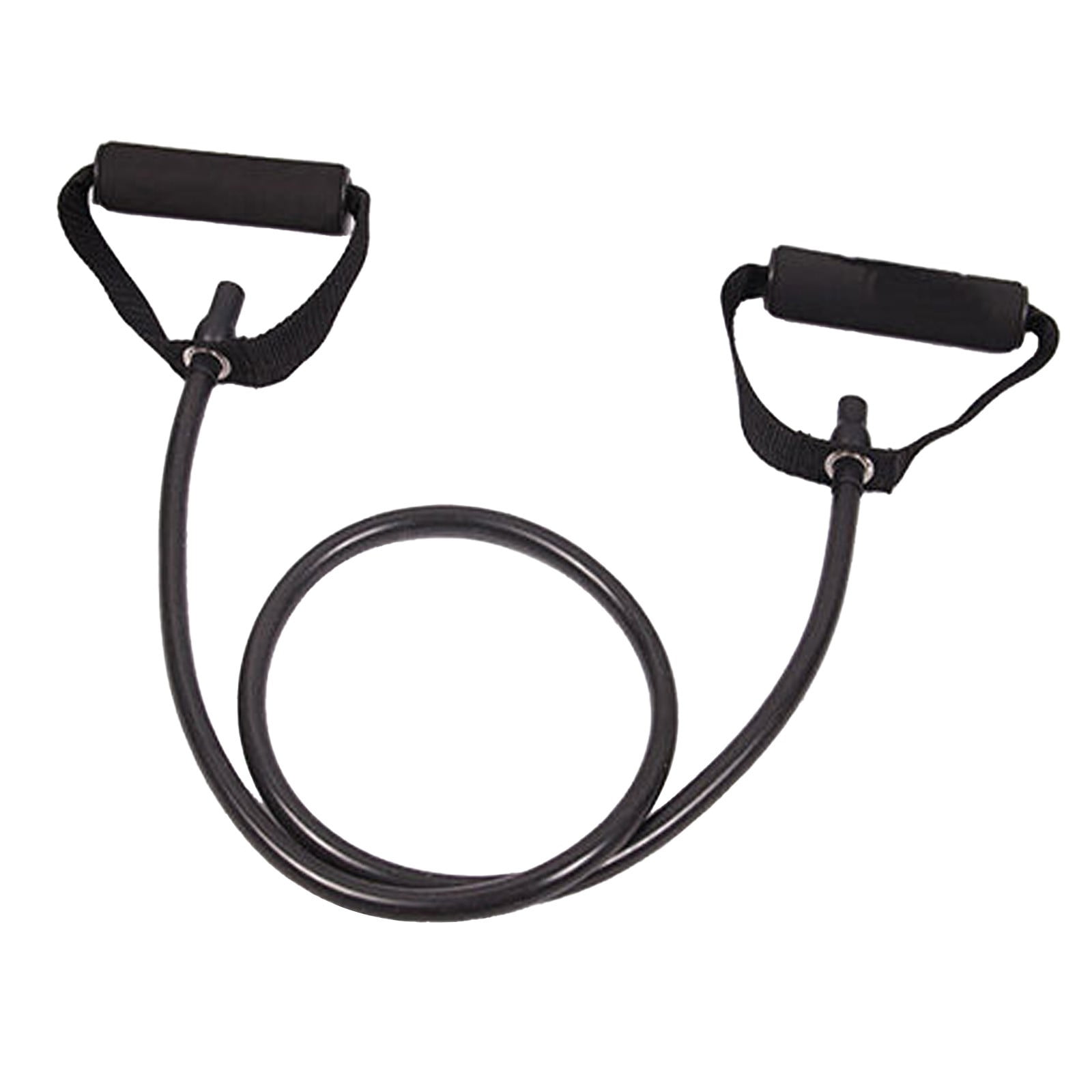 Resistance Bands with Handles, Exercise Bands with Handles, Single Resistance Bands for Resistance Training, Physical Therapy,Home Workouts, Fitness, Pilates,Shoulder And Neck Stretching Equipment Black - Image 1