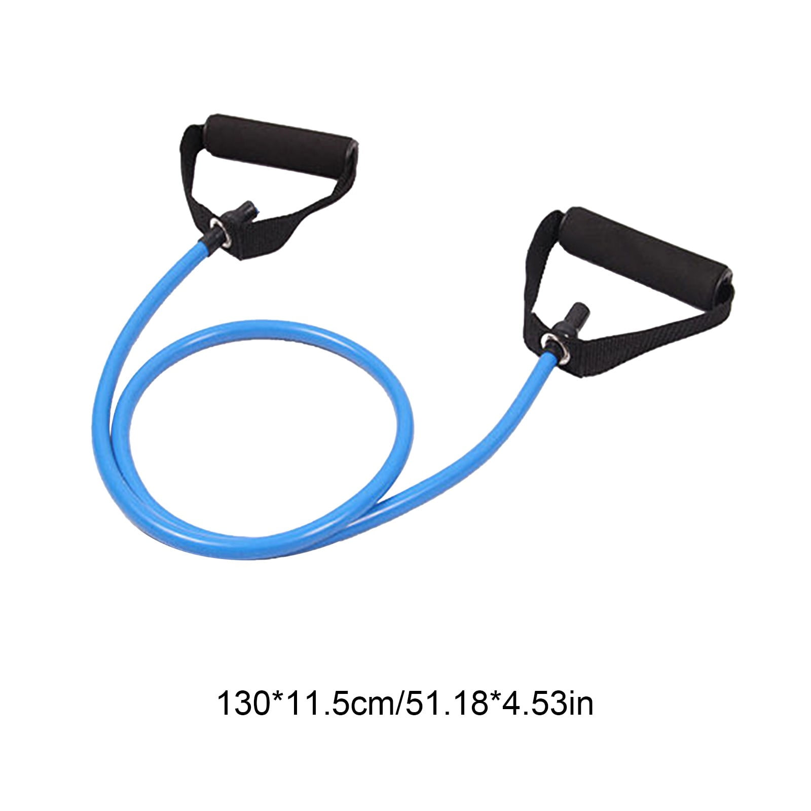 Resistance Bands with Handles, Exercise Bands with Handles, Single Resistance Bands for Resistance Training, Physical Therapy,Home Workouts, Fitness, Pilates,Shoulder And Neck Stretching Equipment Blue - Image 3