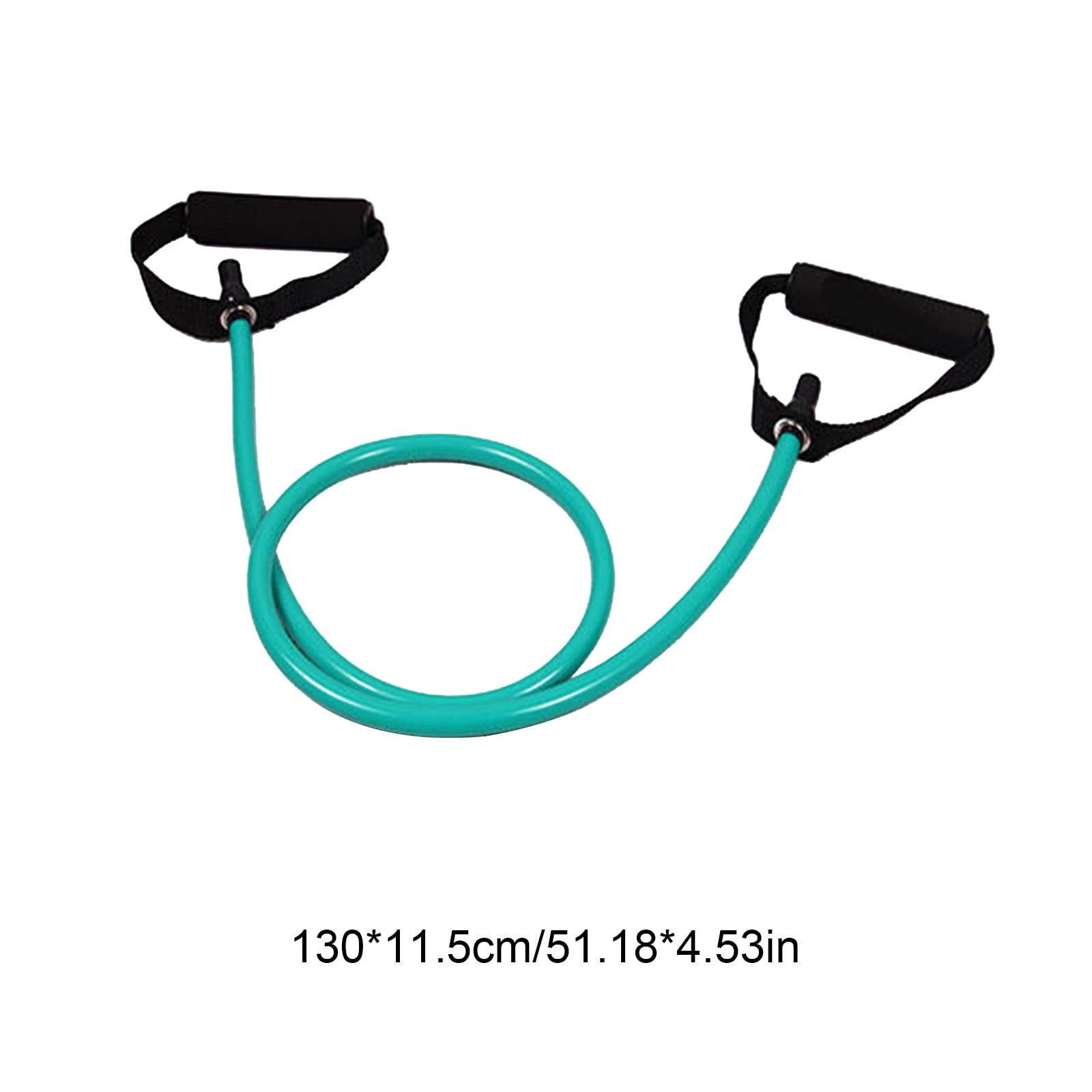 Resistance Bands with Handles, Exercise Bands with Handles, Single Resistance Bands for Resistance Training, Physical Therapy,Home Workouts, Fitness, Pilates,Shoulder And Neck Stretching Equipment Green - Image 3